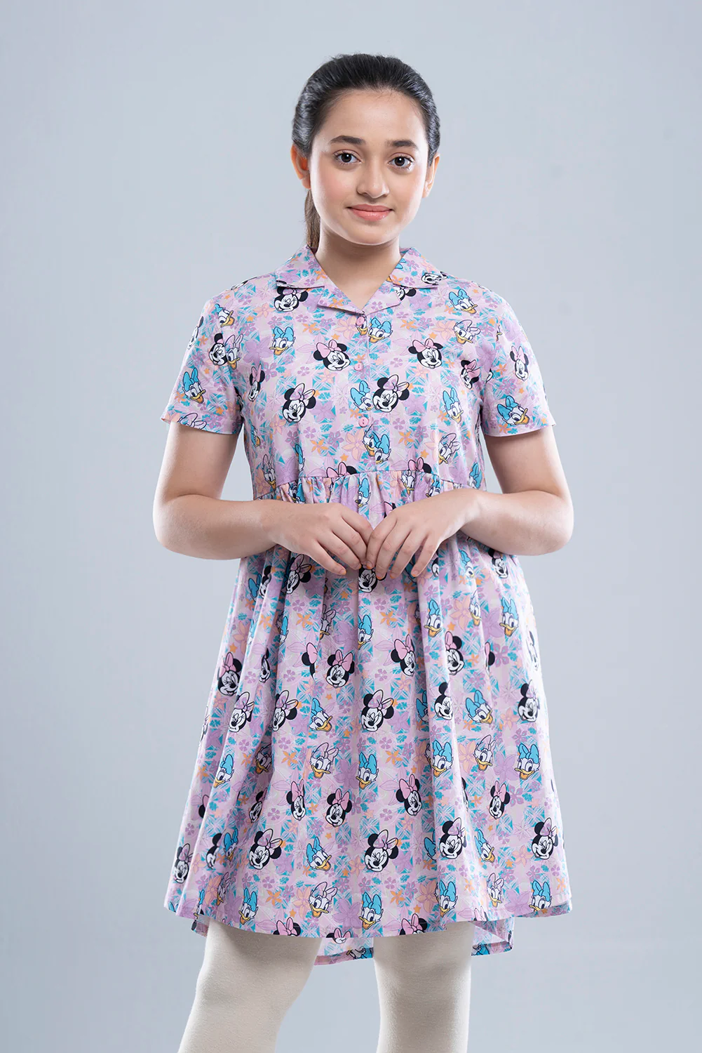 Junior Girls Ethnic Frock (10-14 Years) - Disney - Image 7
