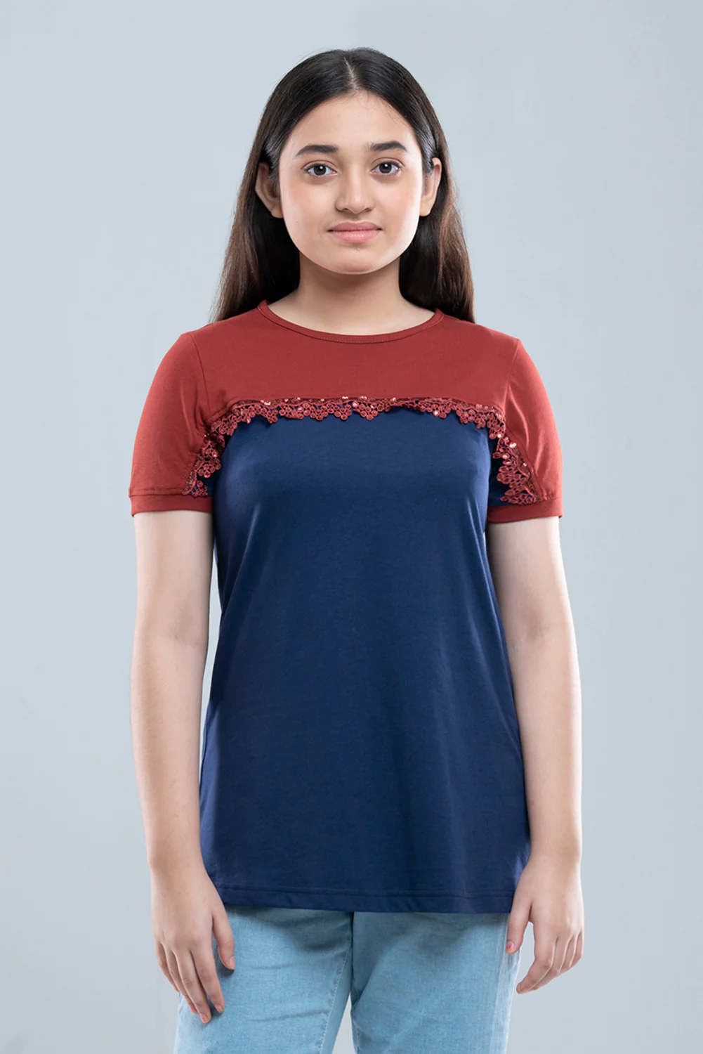Junior Girls Knit Fashion Tops (10-14 Years) - Image 4