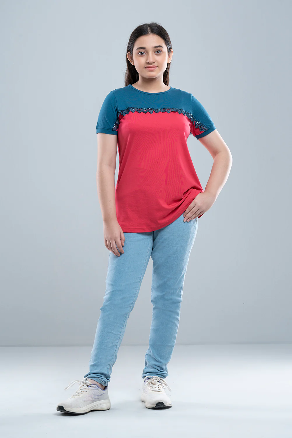 Junior Girls Knit Fashion Tops (10-14 Years) - Image 6