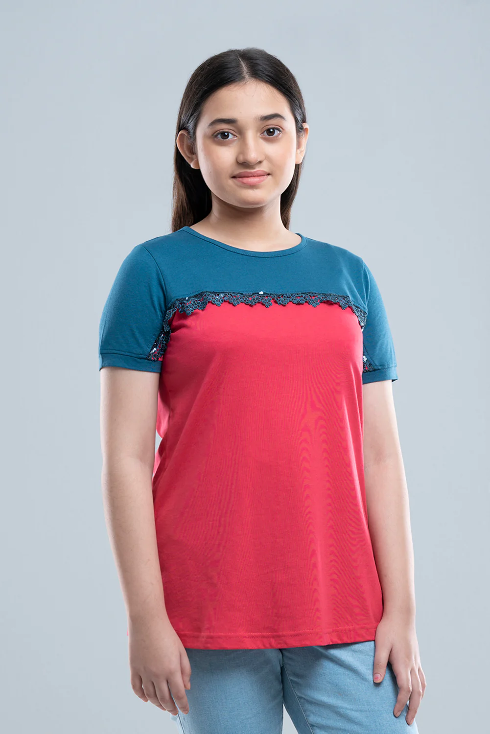 Junior Girls Knit Fashion Tops (10-14 Years) - Image 7