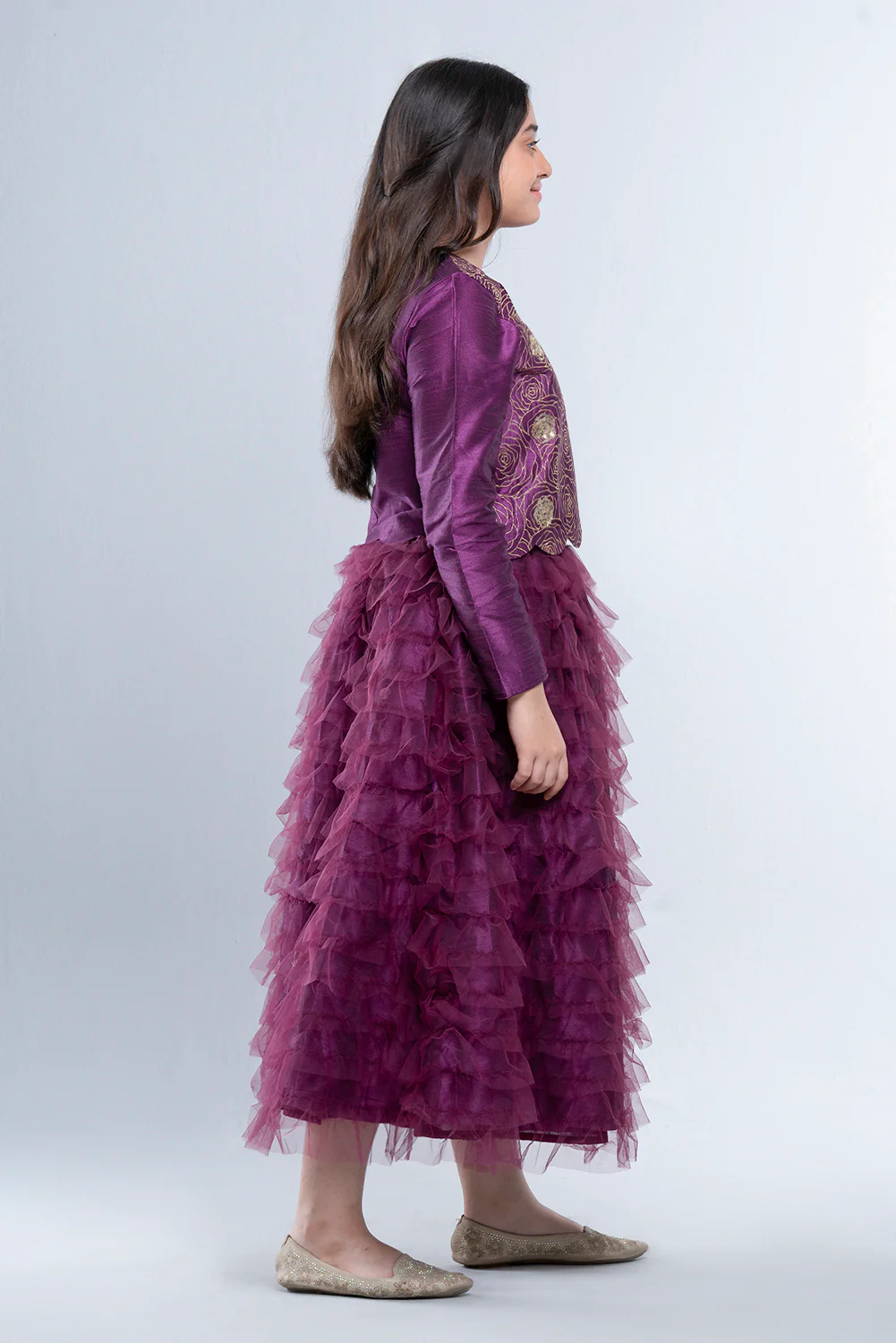 Junior Girls Long Dress (10-14 Years) - Image 10