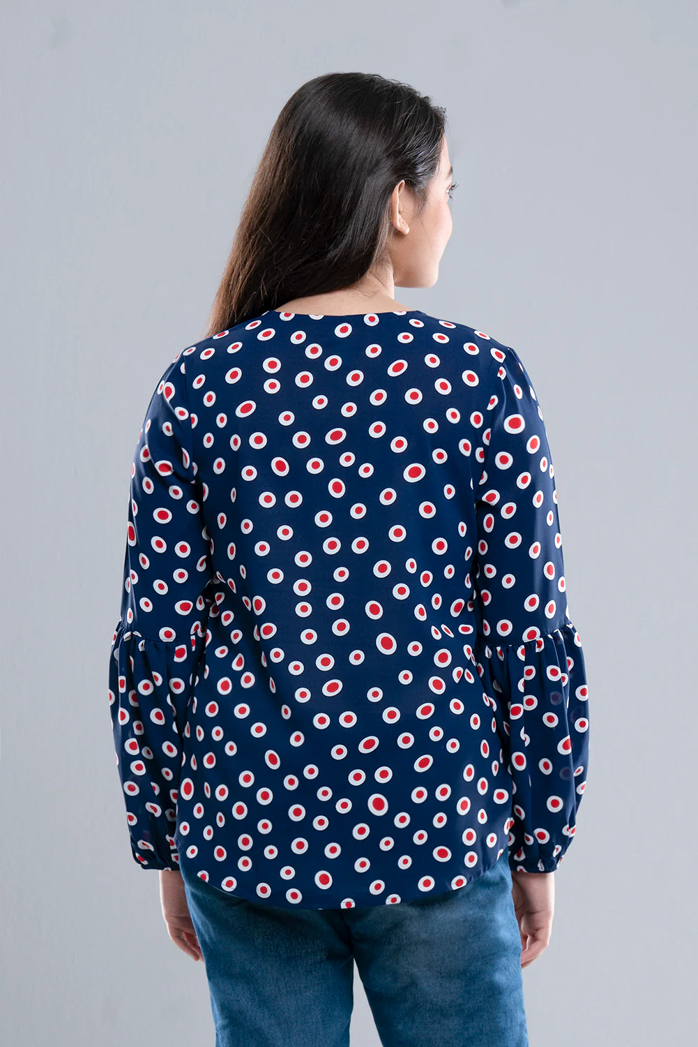Junior Girls' Western Fashion Top (10-14 Years) - Image 3