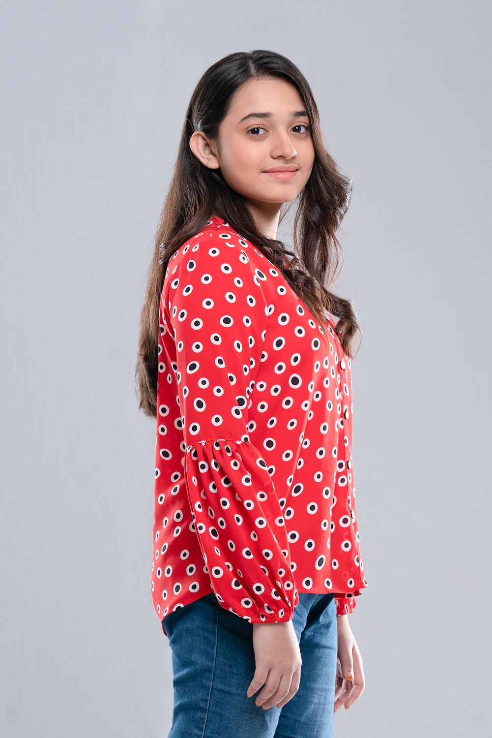 Junior Girls' Western Fashion Top (10-14 Years) - Image 7