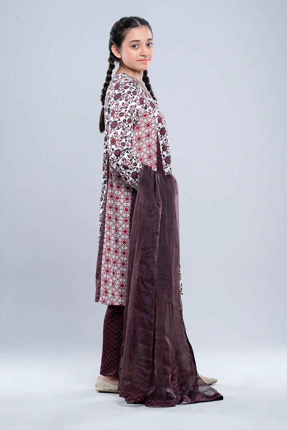 Princess Ethnic Partywear Set (10-14 Years) - Image 10