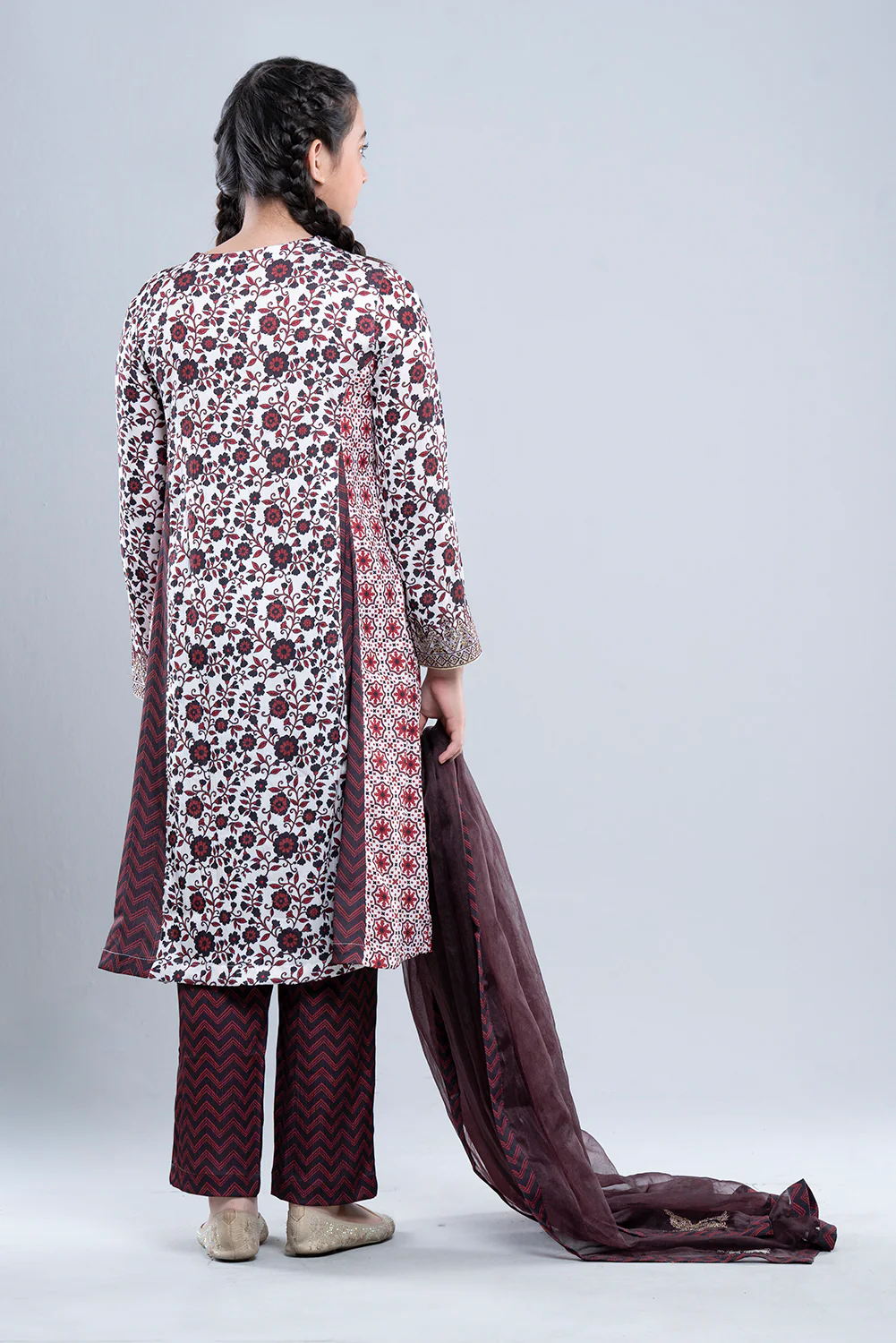 Princess Ethnic Partywear Set (10-14 Years) - Image 11