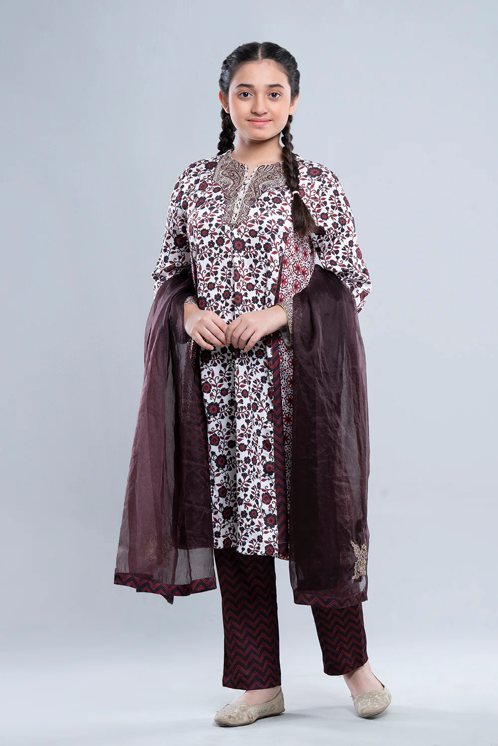 Princess Ethnic Partywear Set (10-14 Years) - Image 7