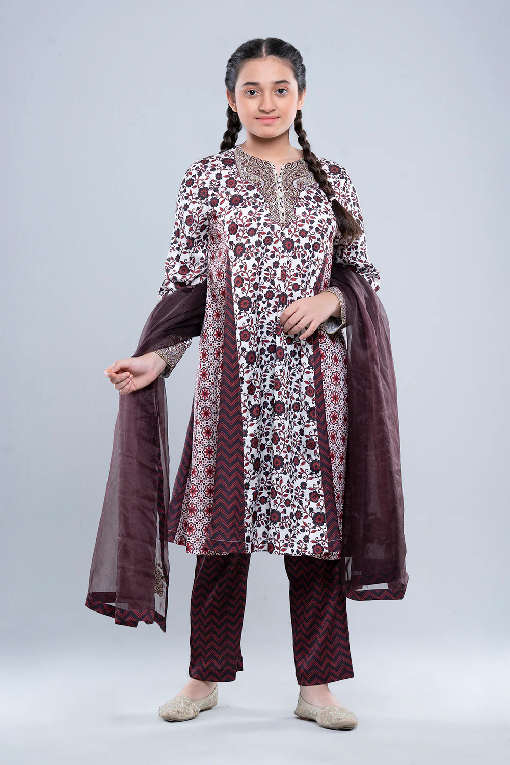 Princess Ethnic Partywear Set (10-14 Years) - Image 8