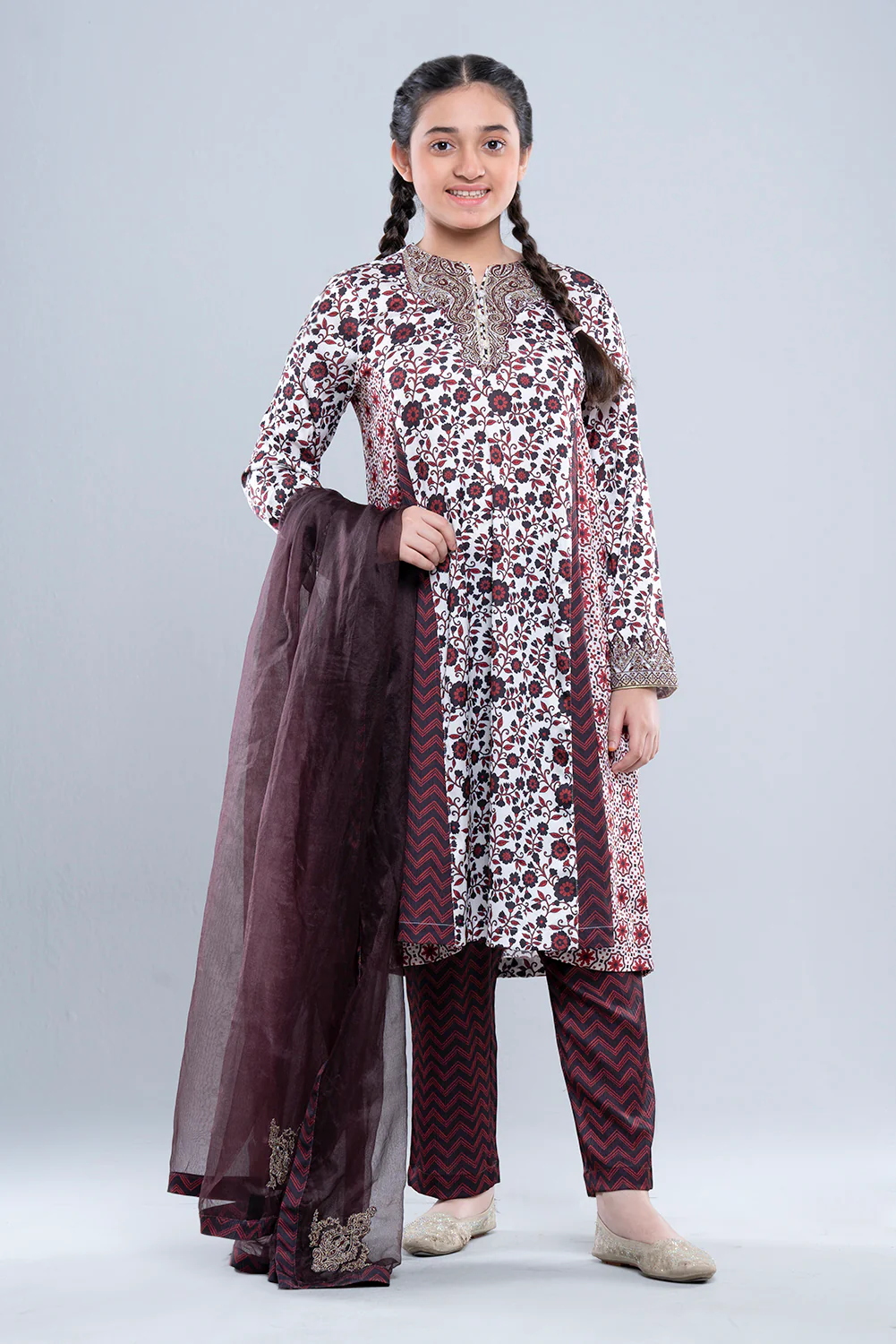 Princess Ethnic Partywear Set (10-14 Years) - Image 9