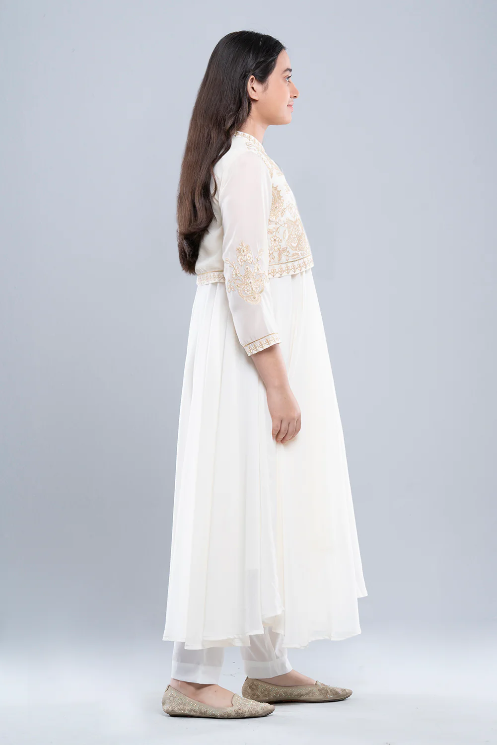 Princess Ethnic Partywear Set (10-14 Years) - Image 3