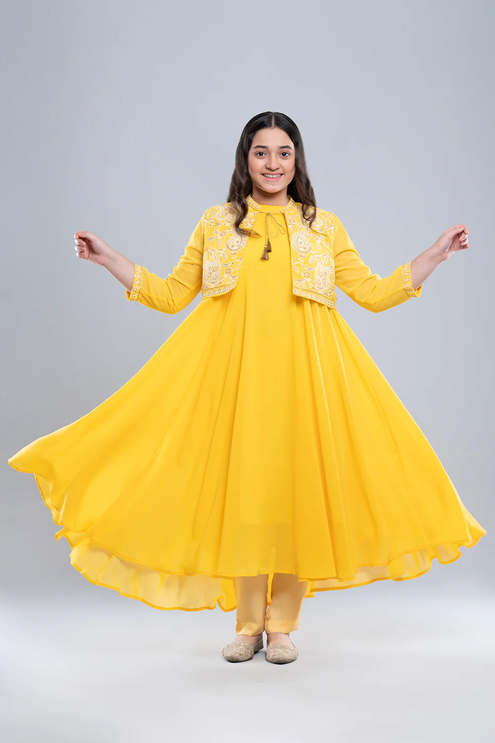Princess Ethnic Partywear Set (10-14 Years) - Image 7