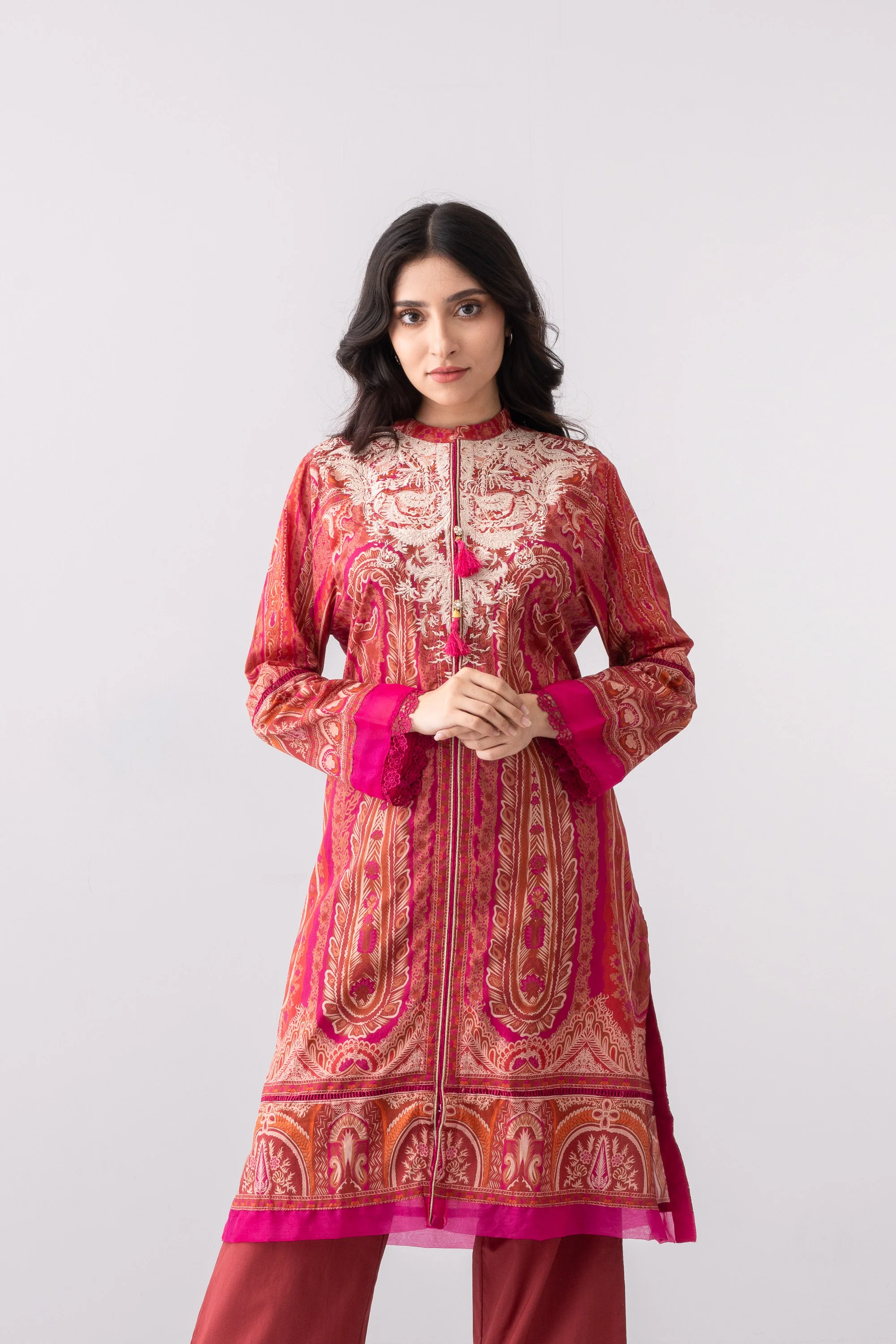 Digital Printed Three Piece Lawn Salwar Kameez Suit - Image 4