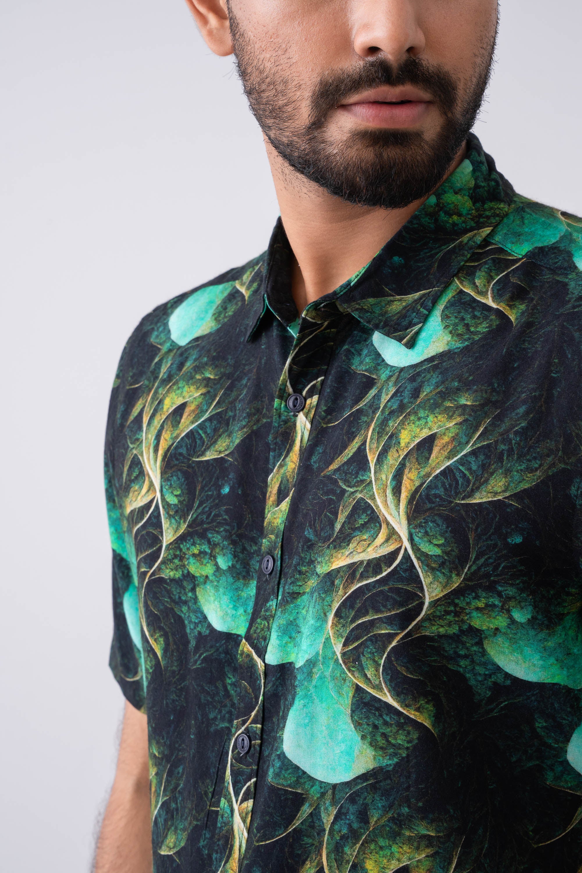 Slim Fit Printed Casual Shirt - Image 5