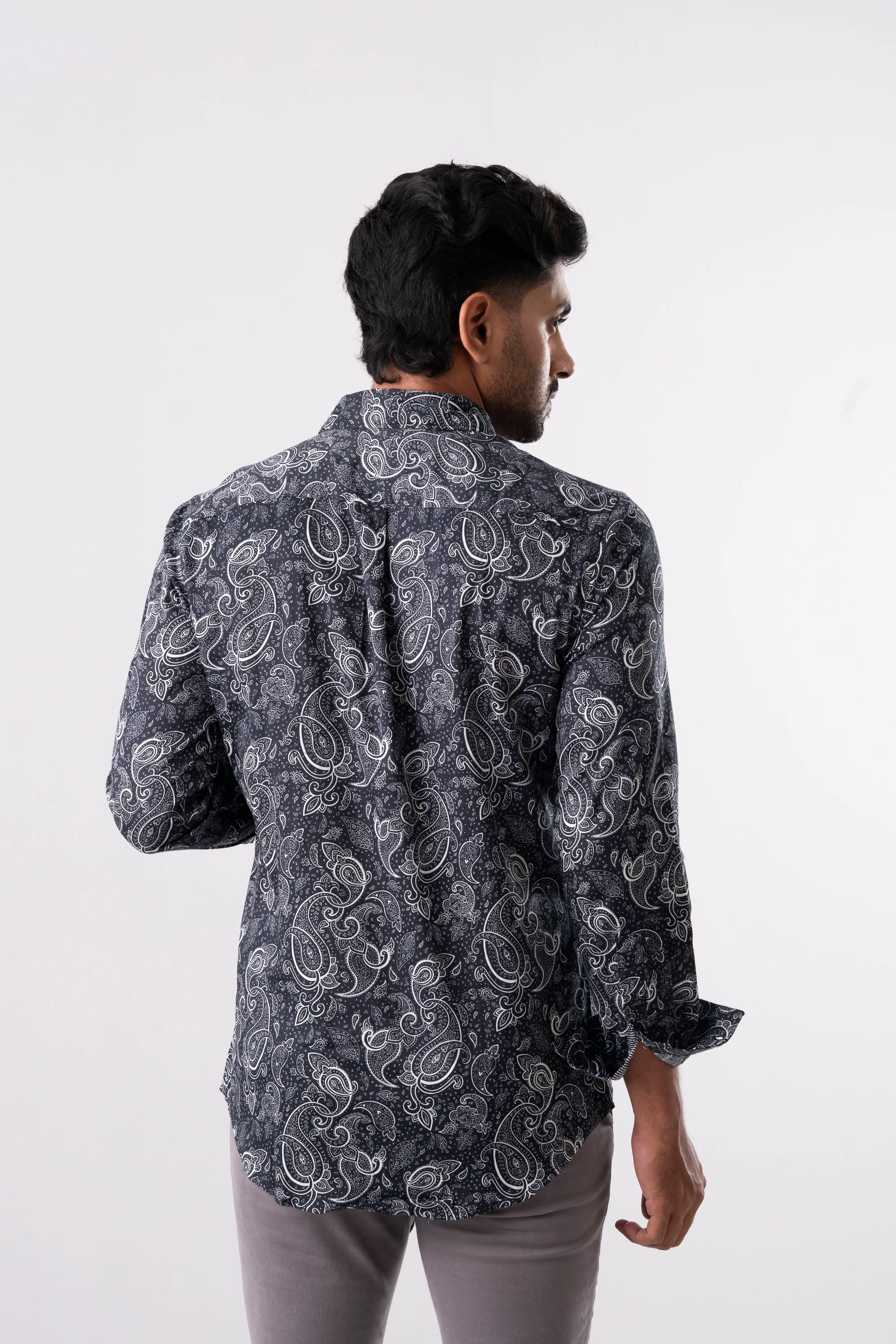 Slim Fit Printed Casual Shirt - Image 6