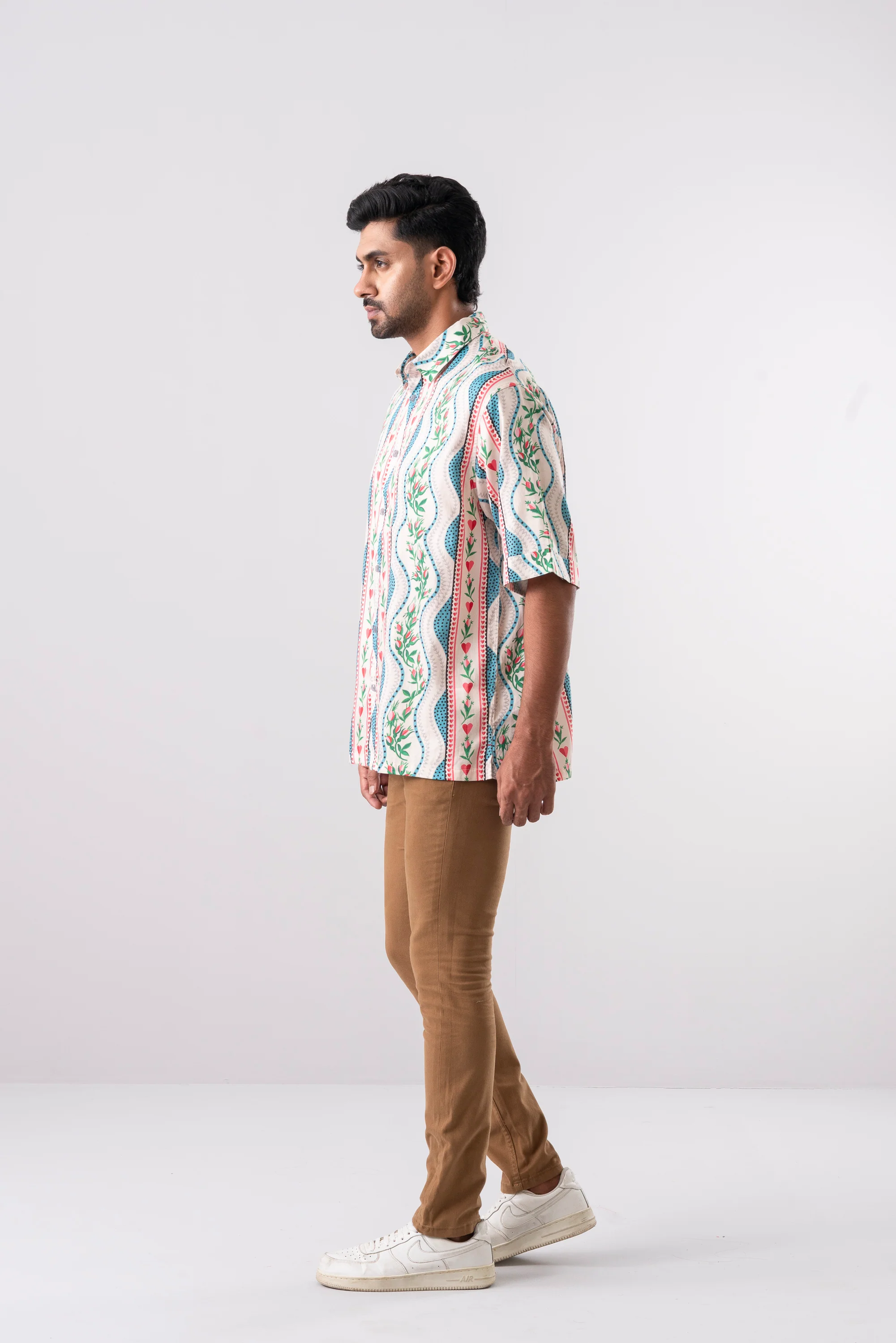 Baggy Fit Printed Casual Shirt - Image 4
