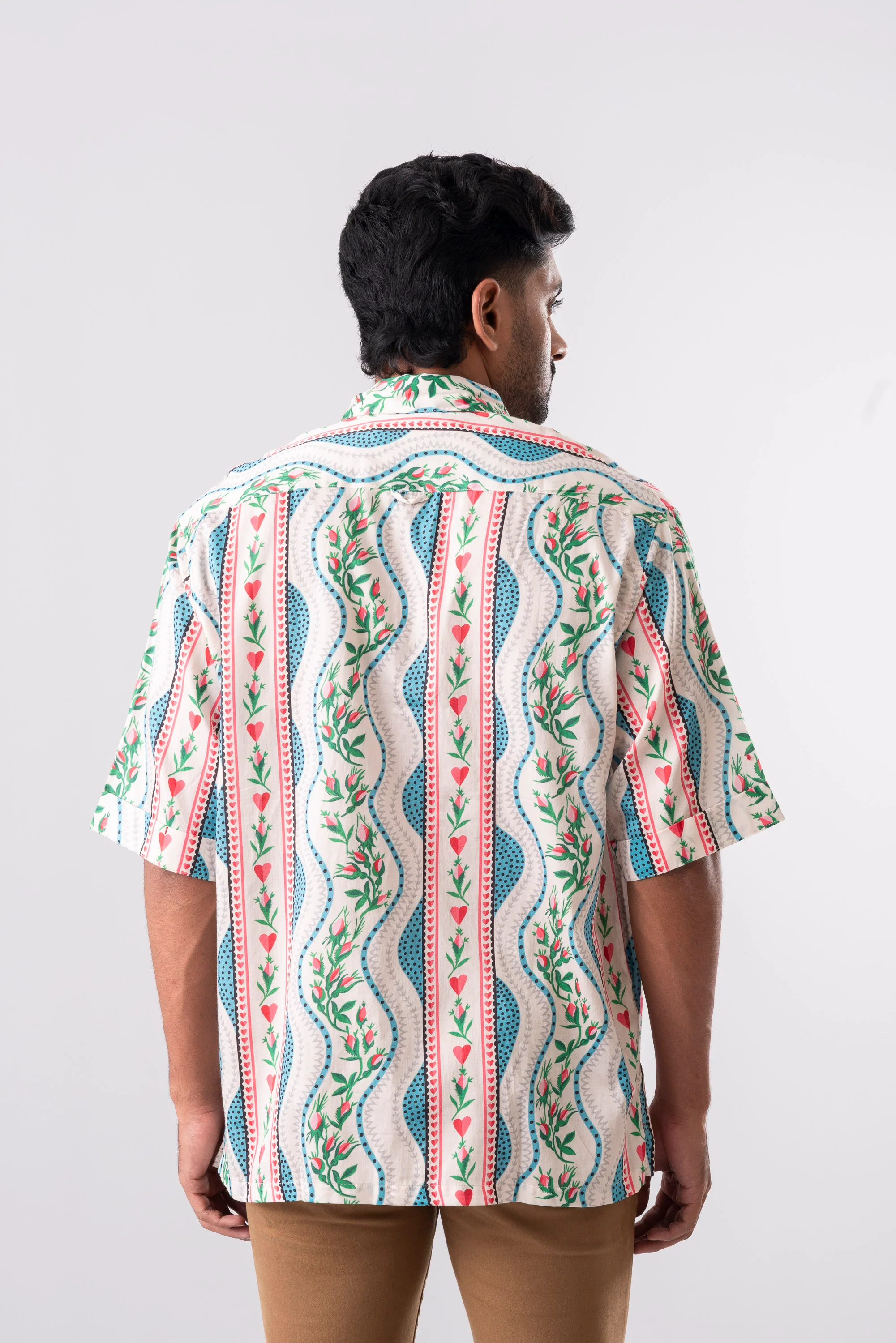 Baggy Fit Printed Casual Shirt - Image 5