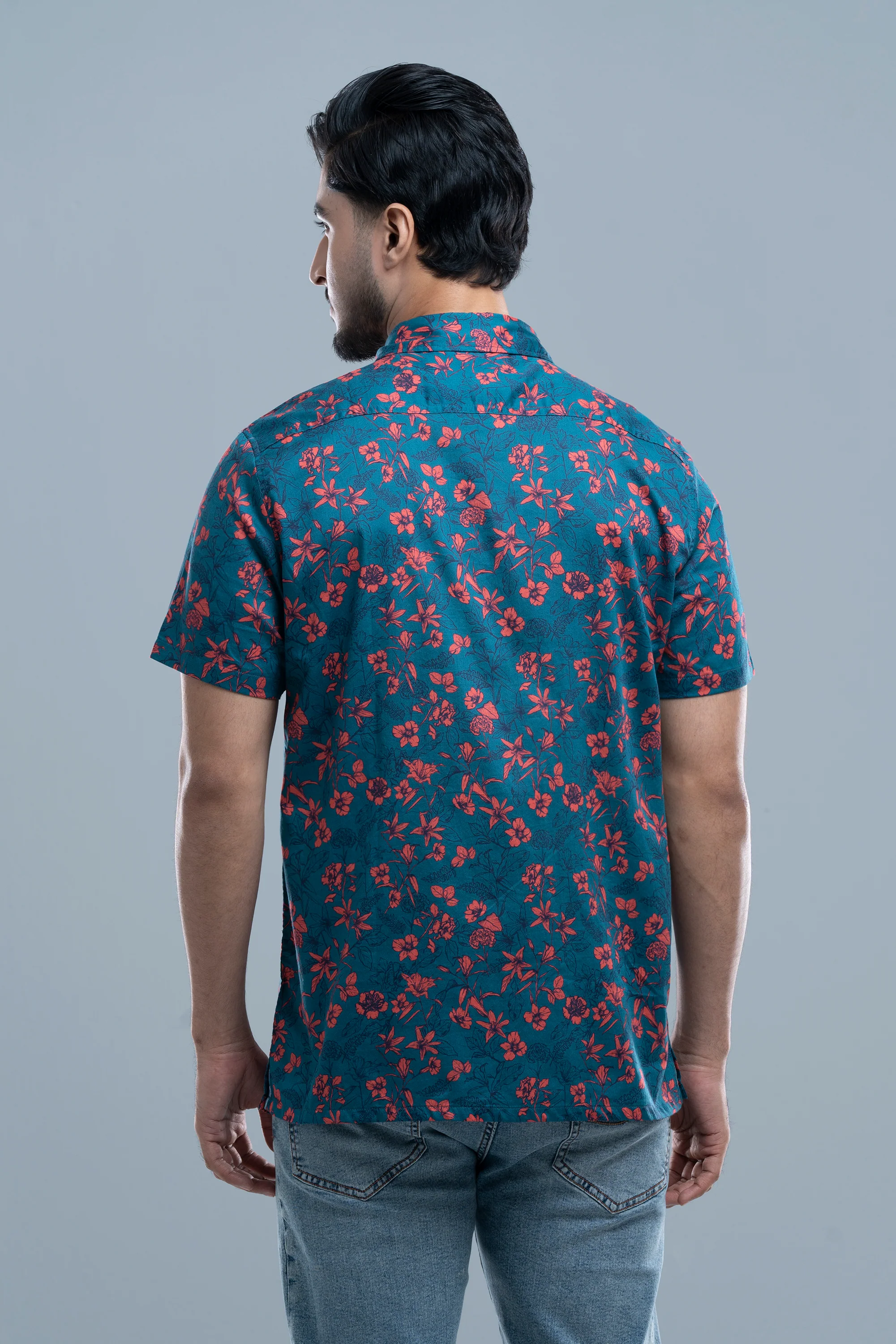 Regular Fit Printed Casual Shirt - Image 5