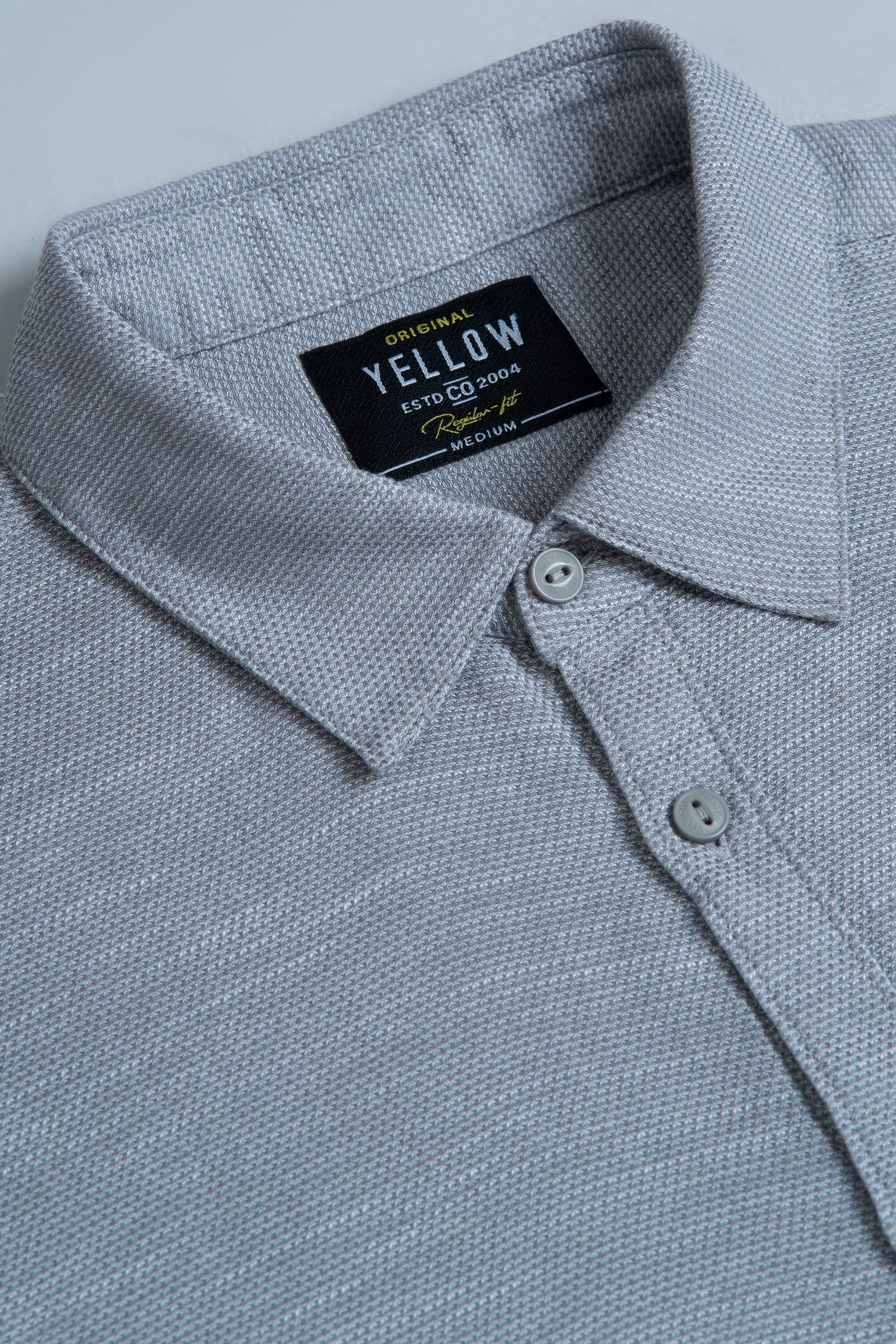 Regular Fit Textured Casual Shirt - Image 6