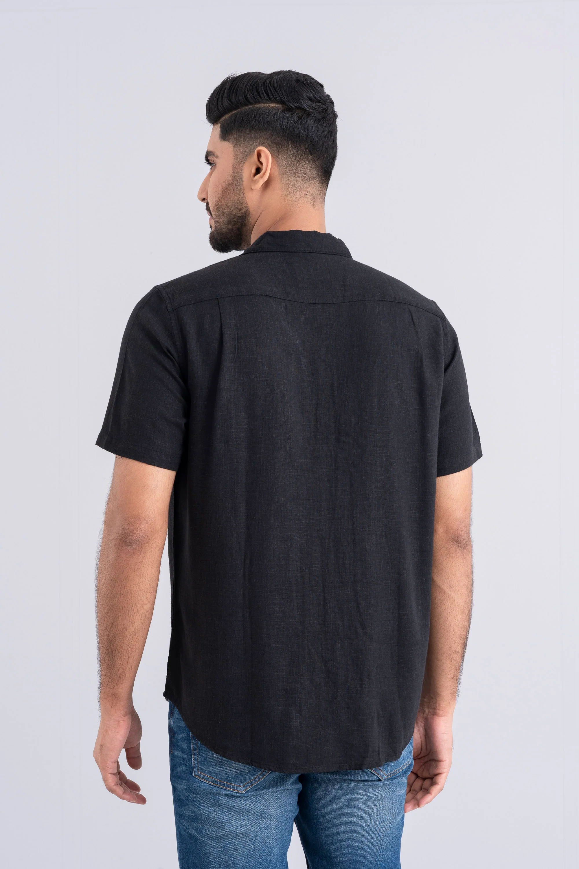 Regular Fit Solid Casual Shirt - Image 10