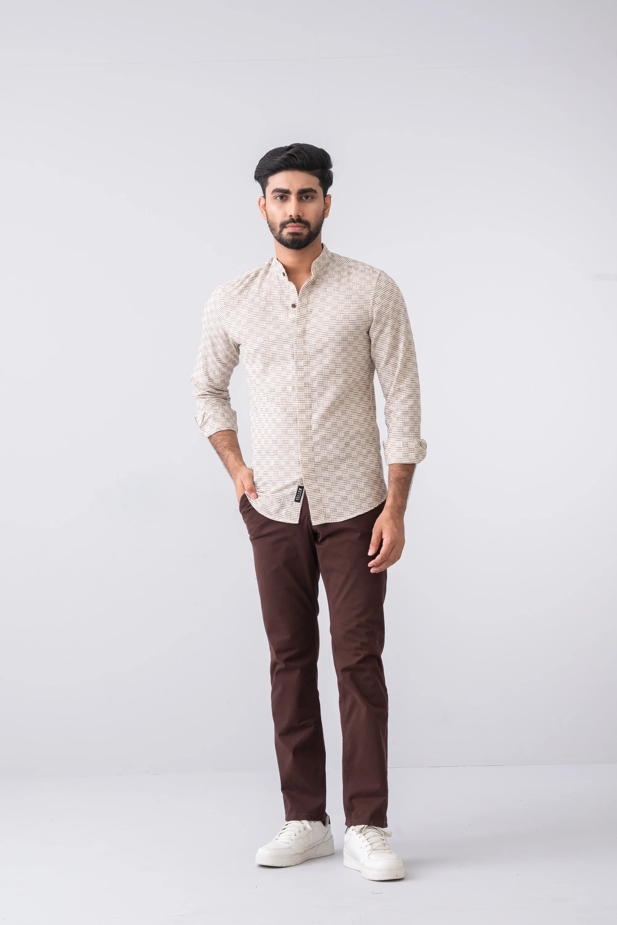 Regular Fit Solid Chinos - Image 11