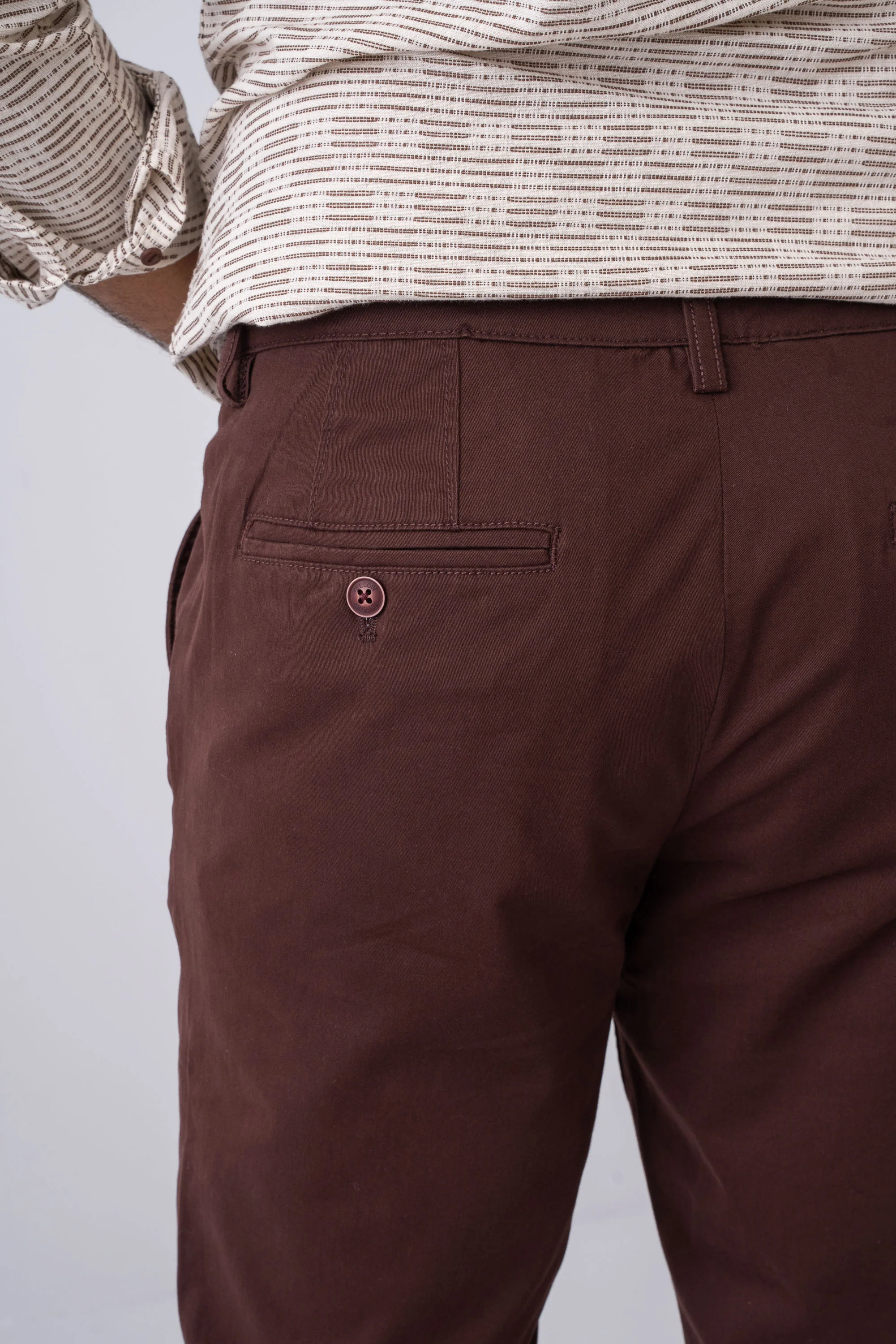 Regular Fit Solid Chinos - Image 9