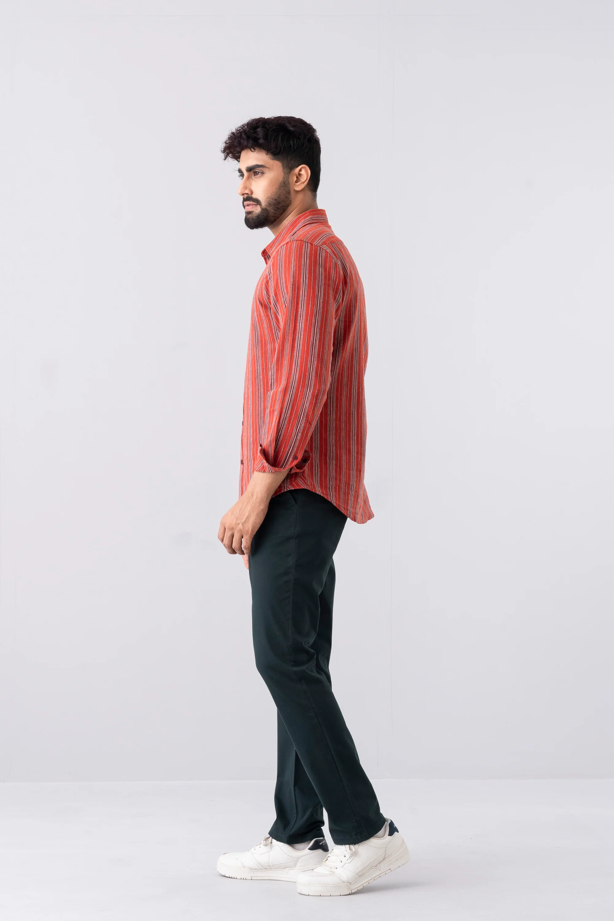 Regular Fit Solid Chinos - Image 4