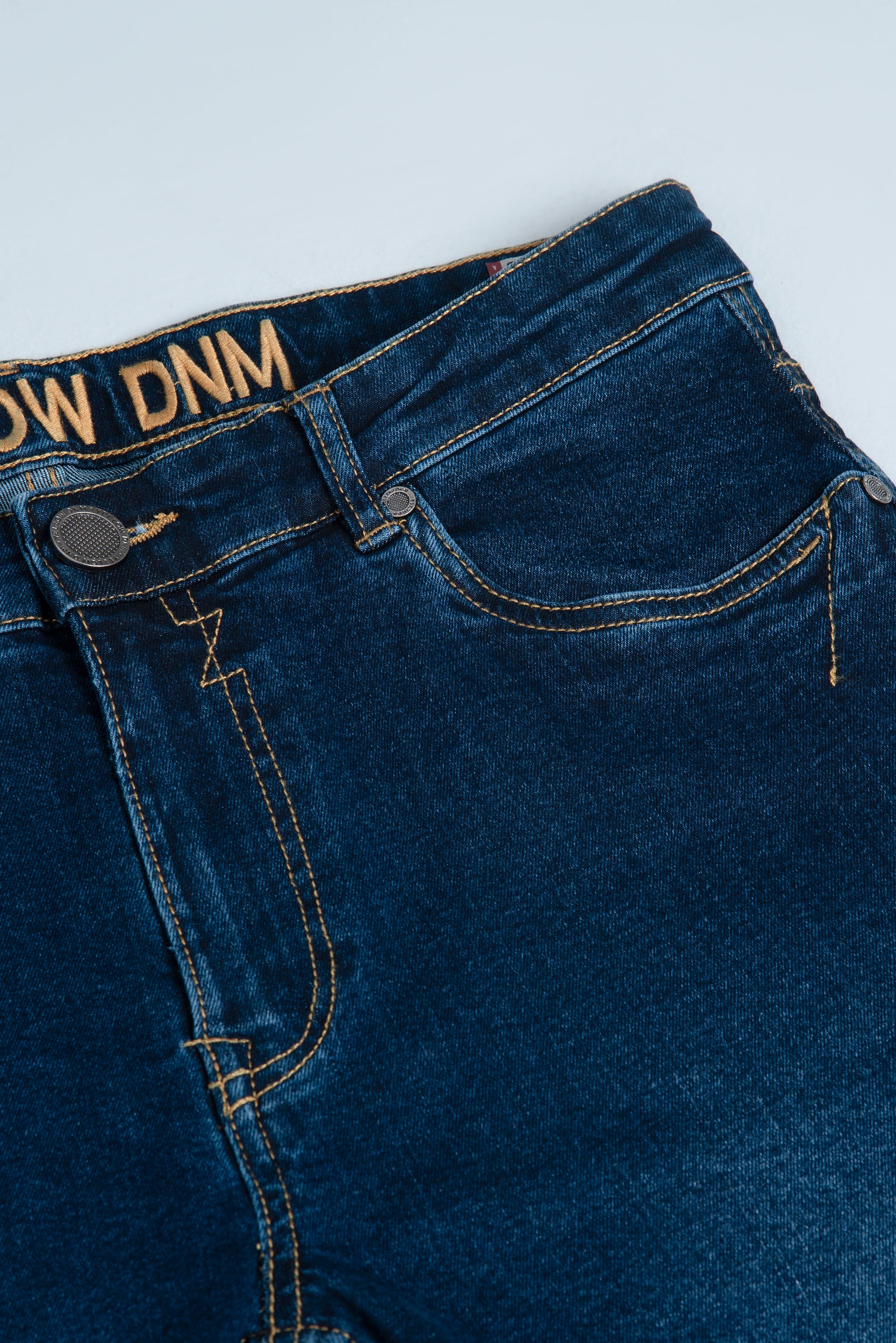 Slim Fit Navy Jeans - Image 5