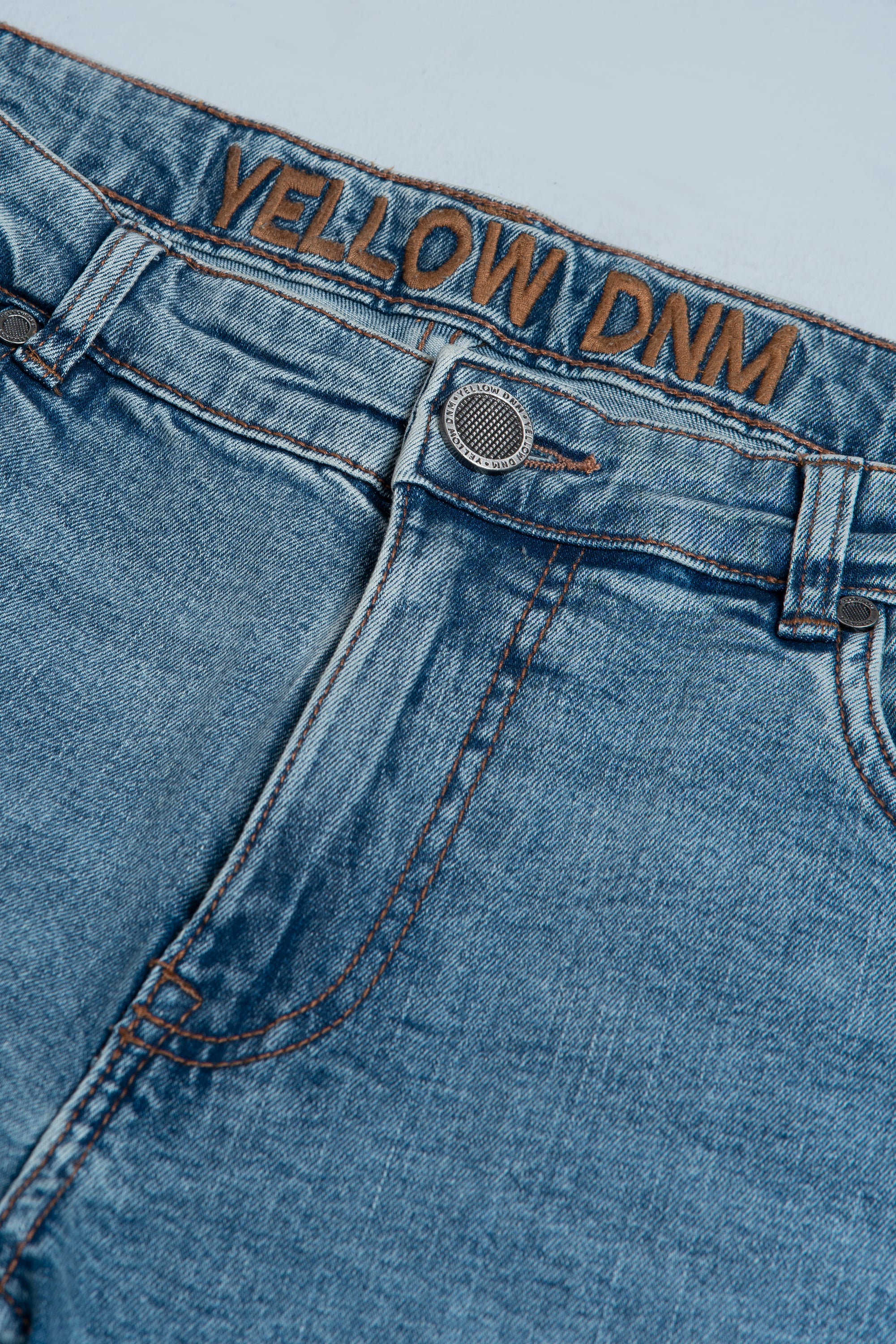 Slim Fit Dusty Blue Jeans - Image 6