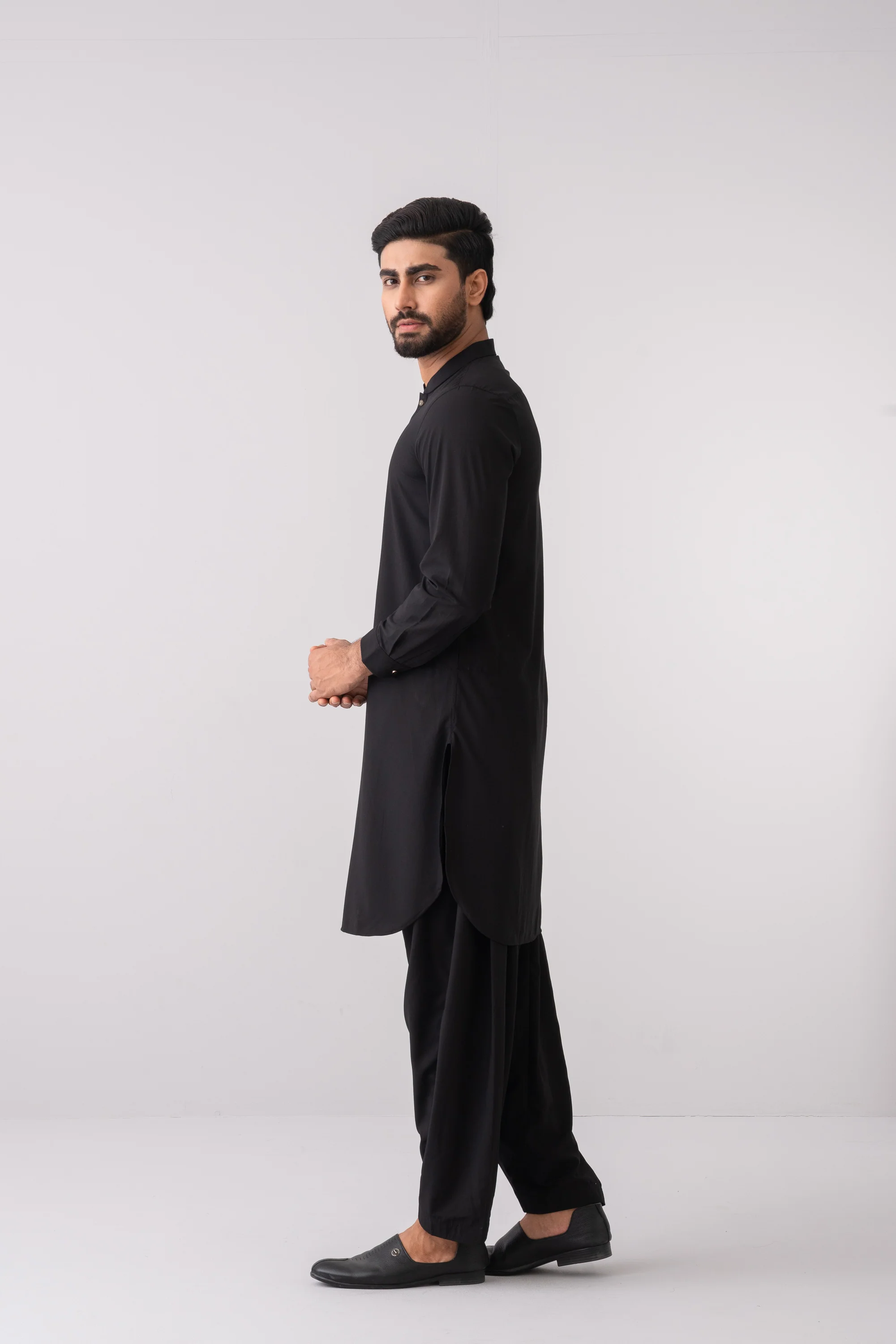 Regular Fit Blended Fabric Kabli Set - Image 13