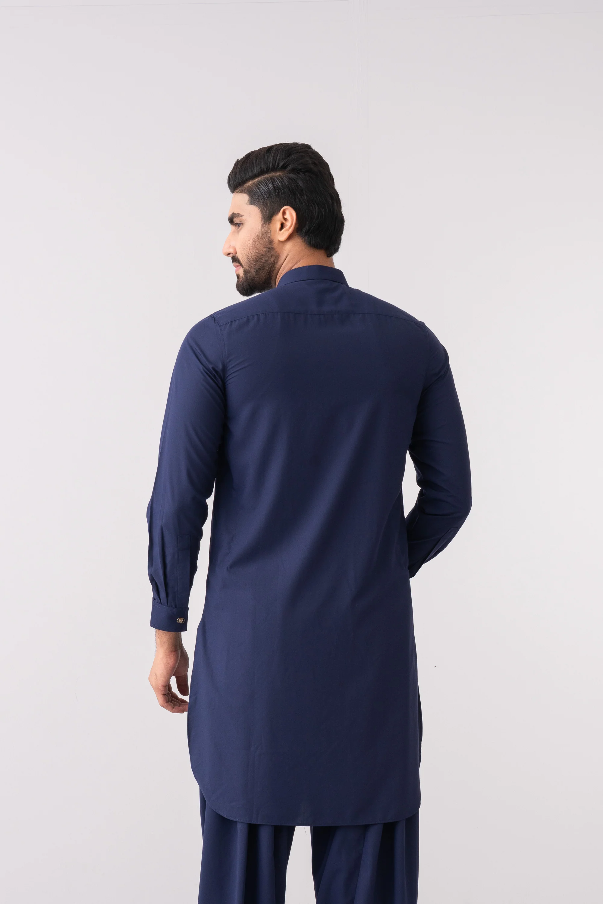 Regular Fit Blended Fabric Kabli Set - Image 4
