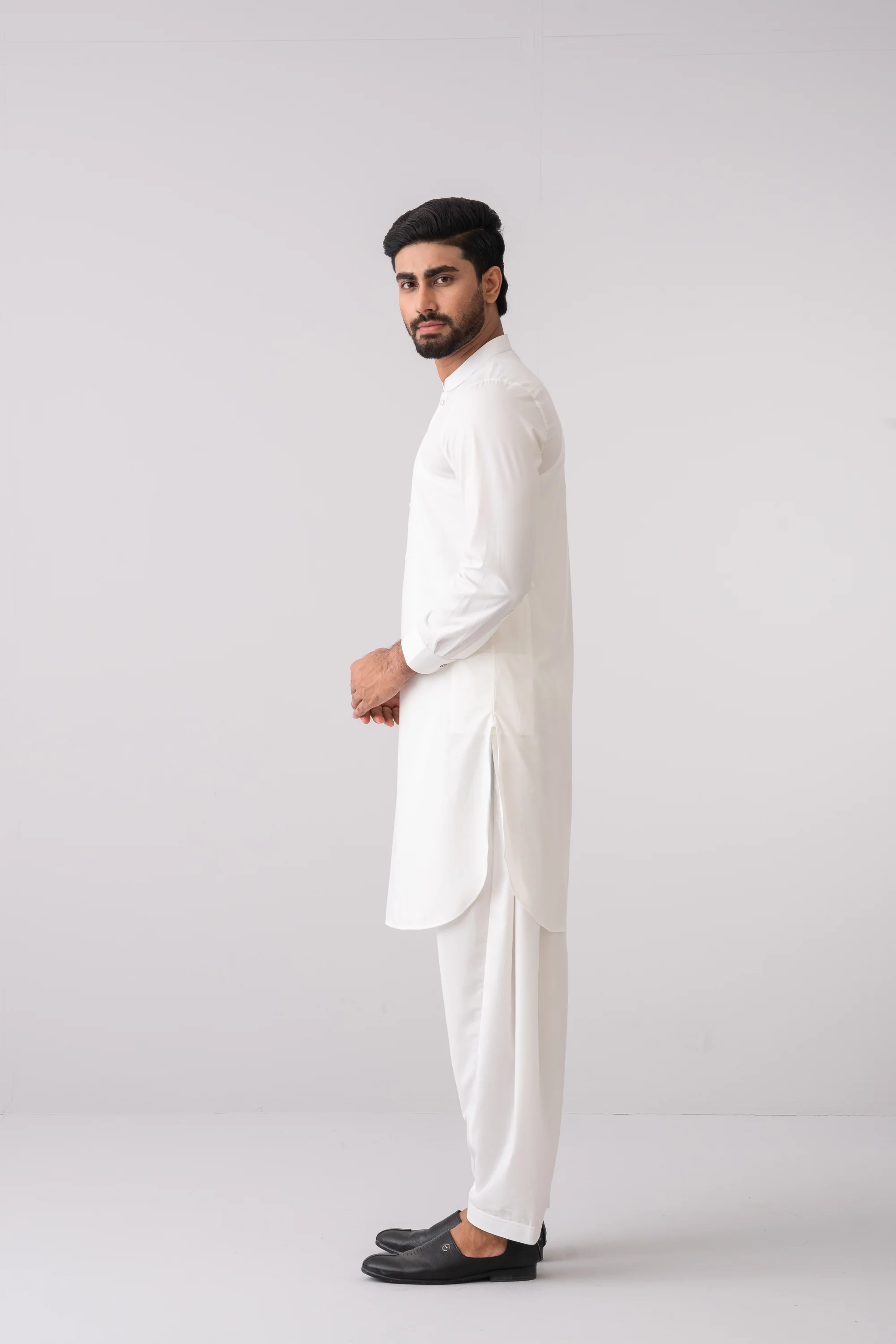 Regular Fit Blended Fabric Kabli Set - Image 8
