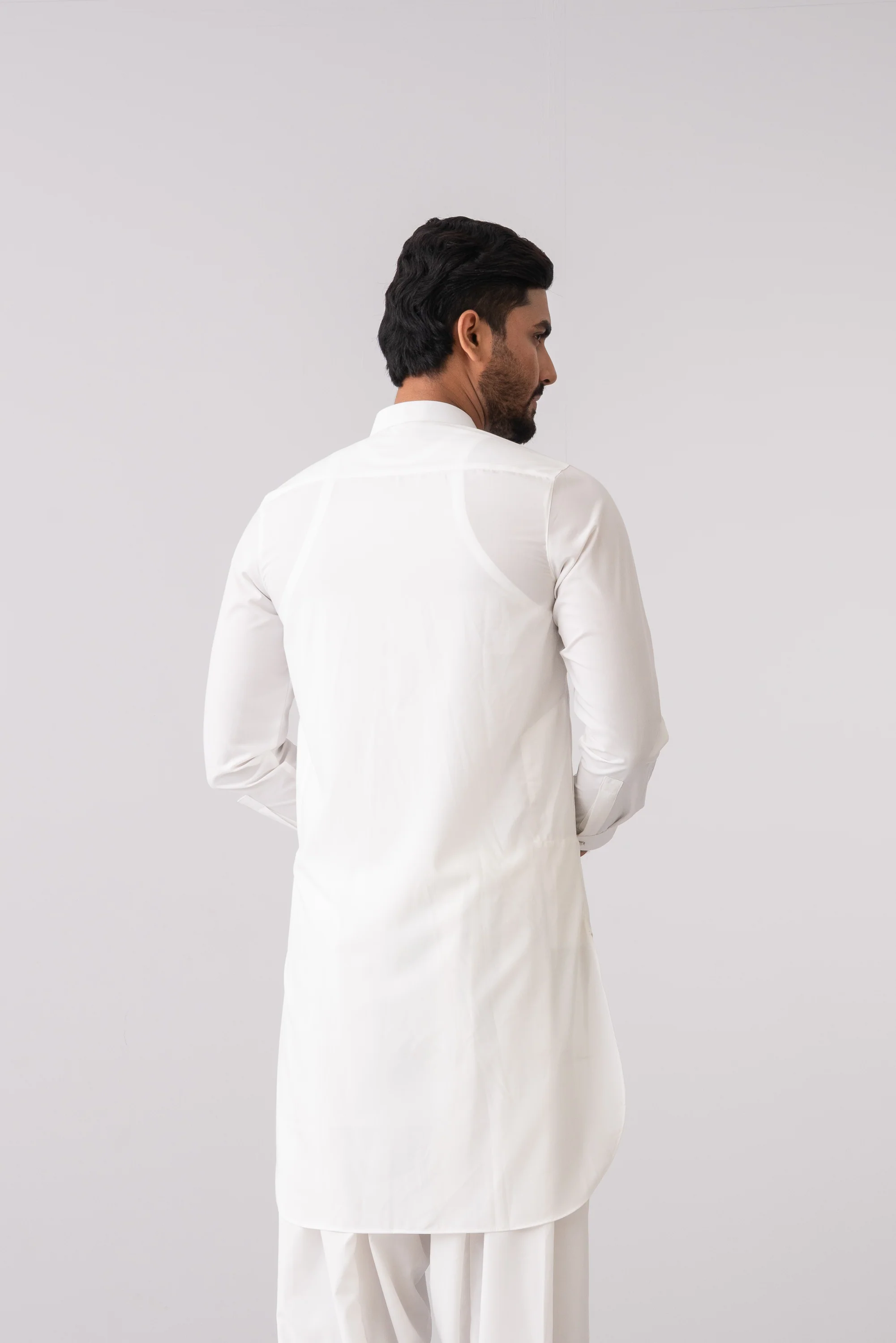Regular Fit Blended Fabric Kabli Set - Image 9