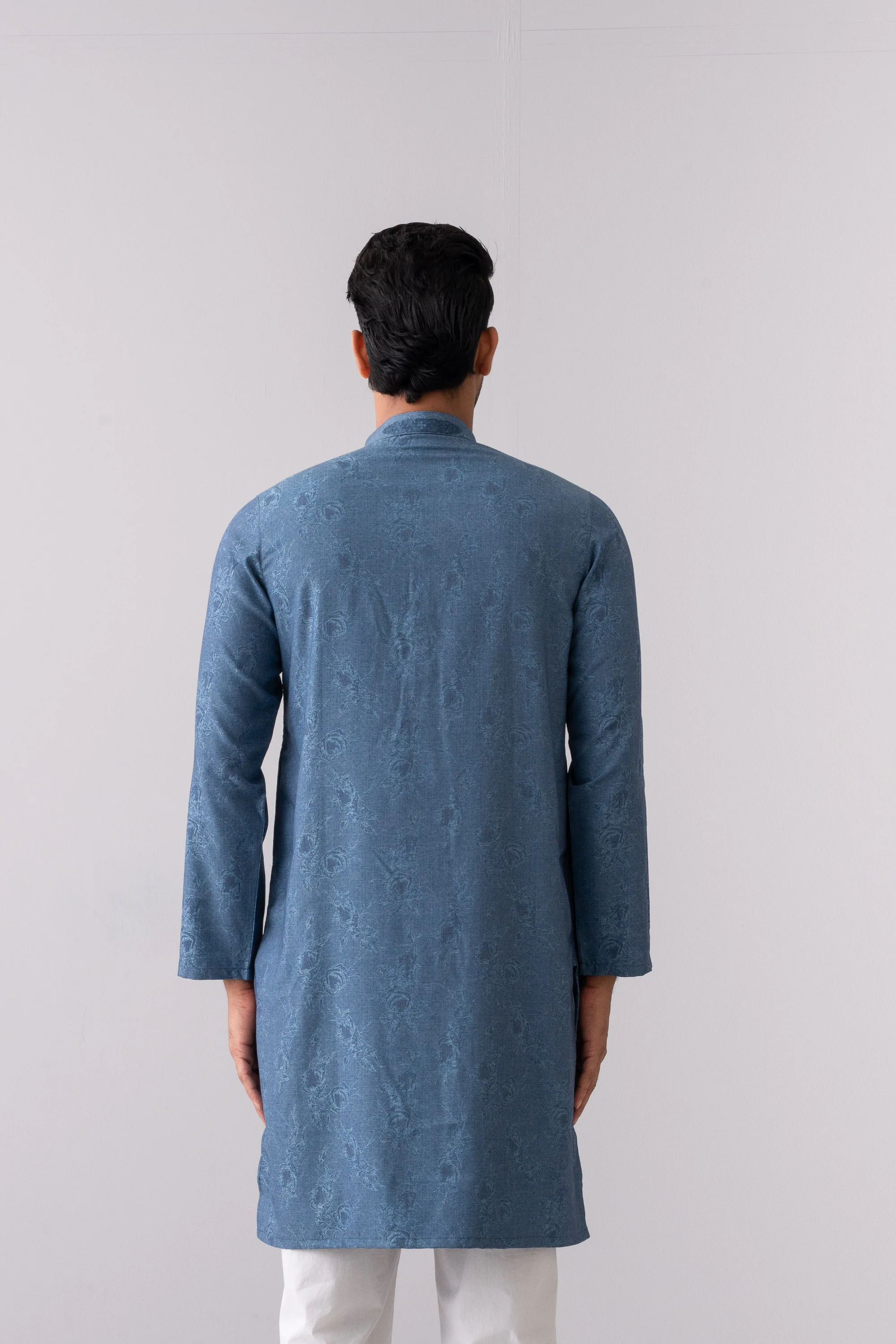 Regular Fit Embroidered Semi-Formal Panjabi - Image 10