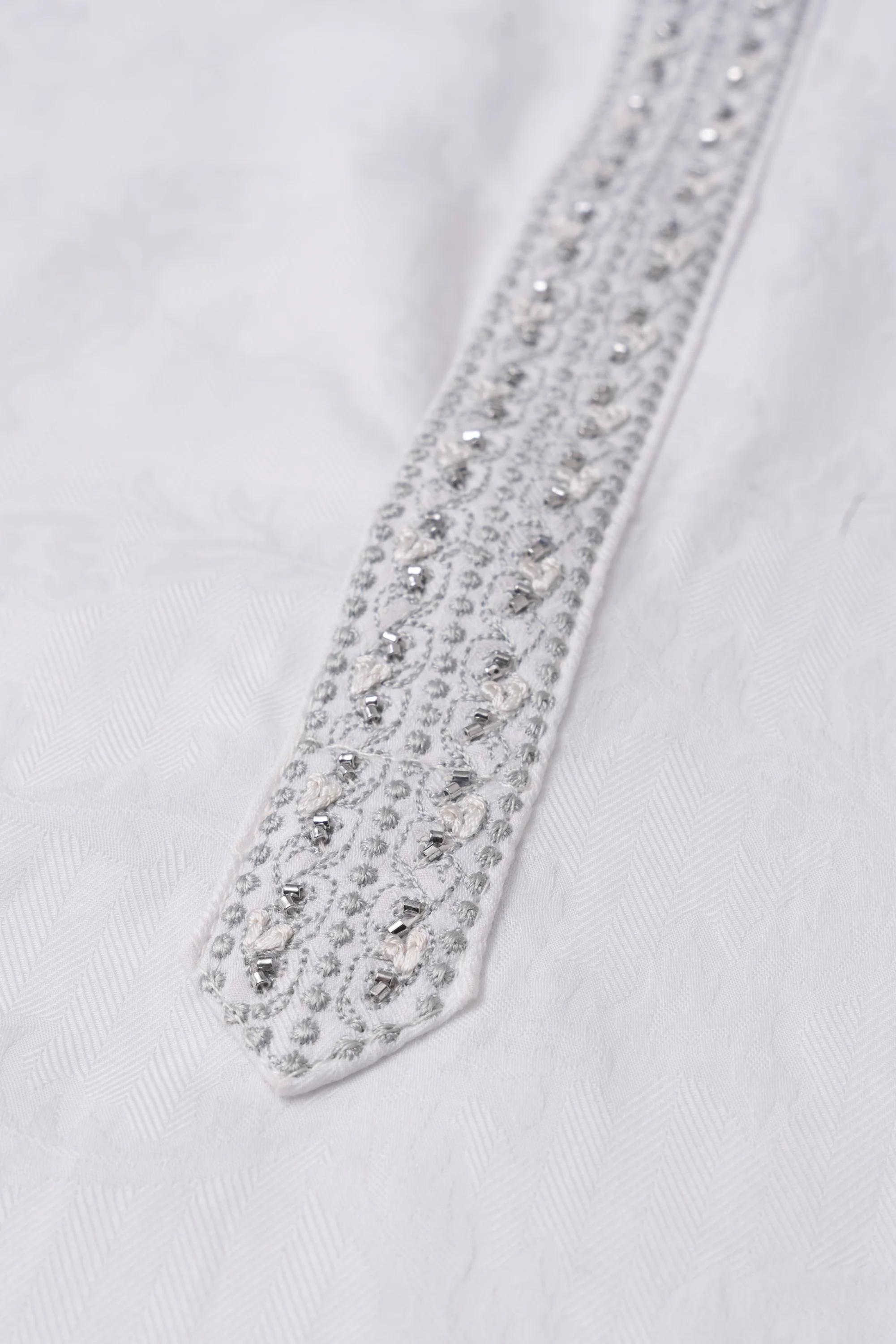 Regular Fit Embroidered Semi-Formal Panjabi - Image 6