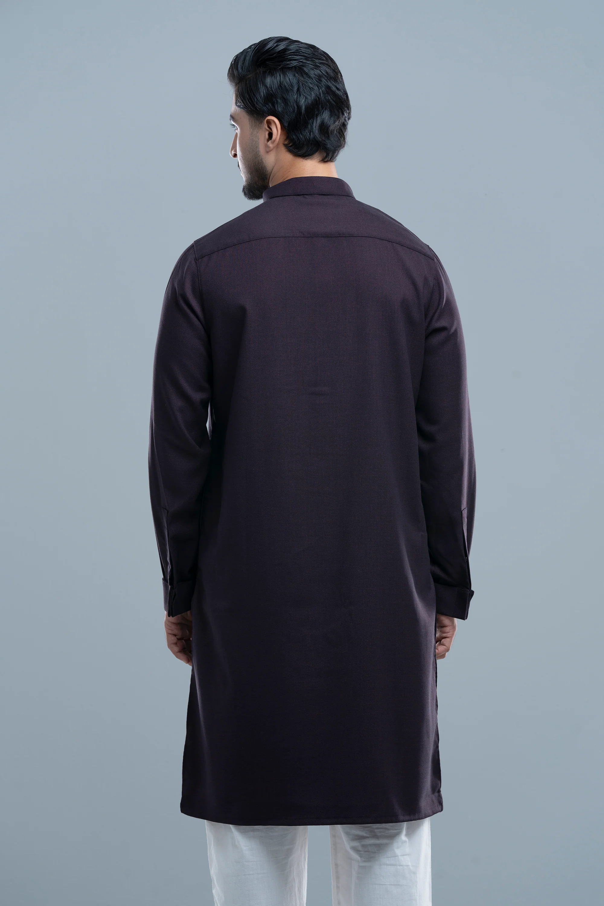 Regular Fit Embroidered Formal Panjabi - Image 4