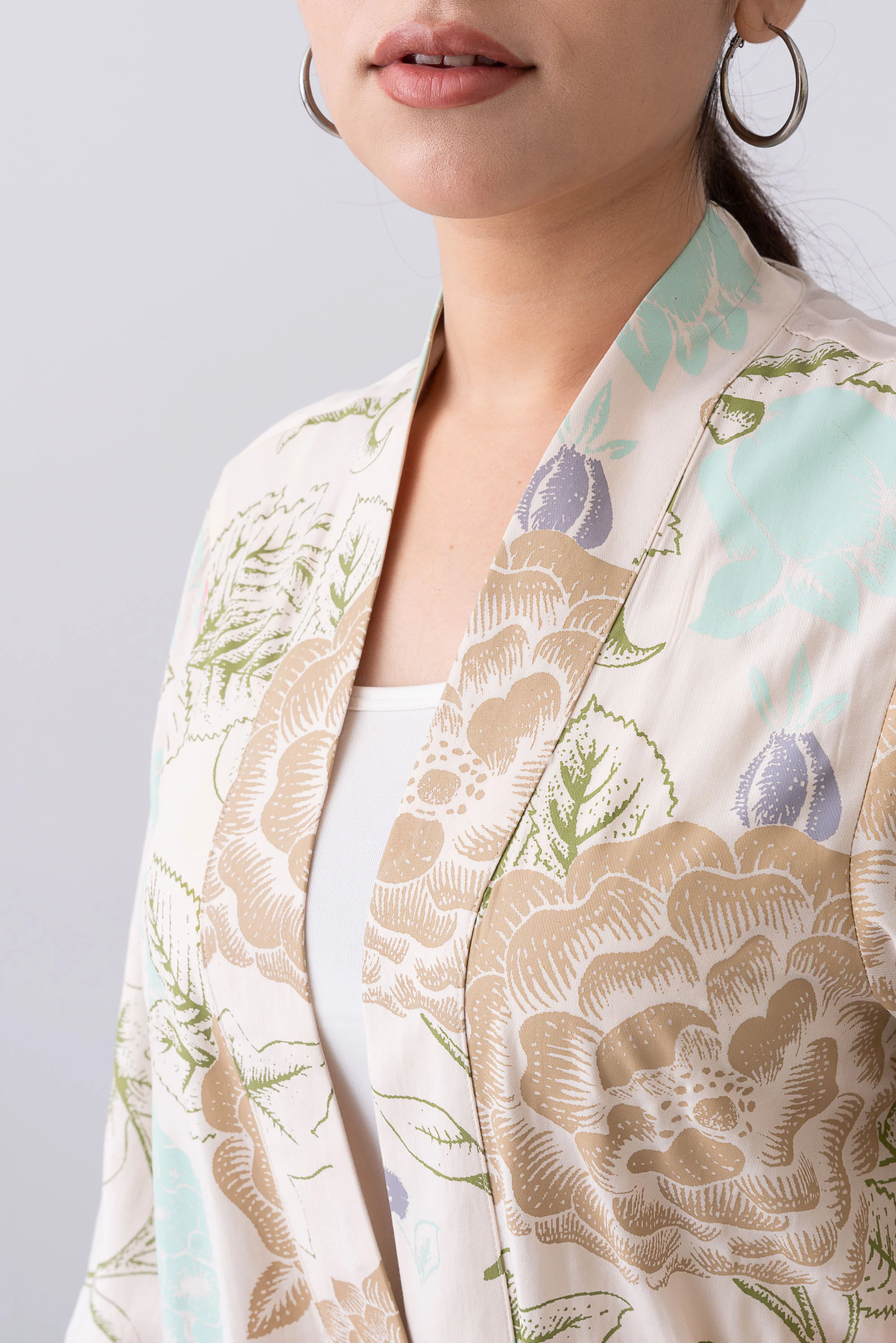 Regular Fit Georgette Bolero Top - Image 5