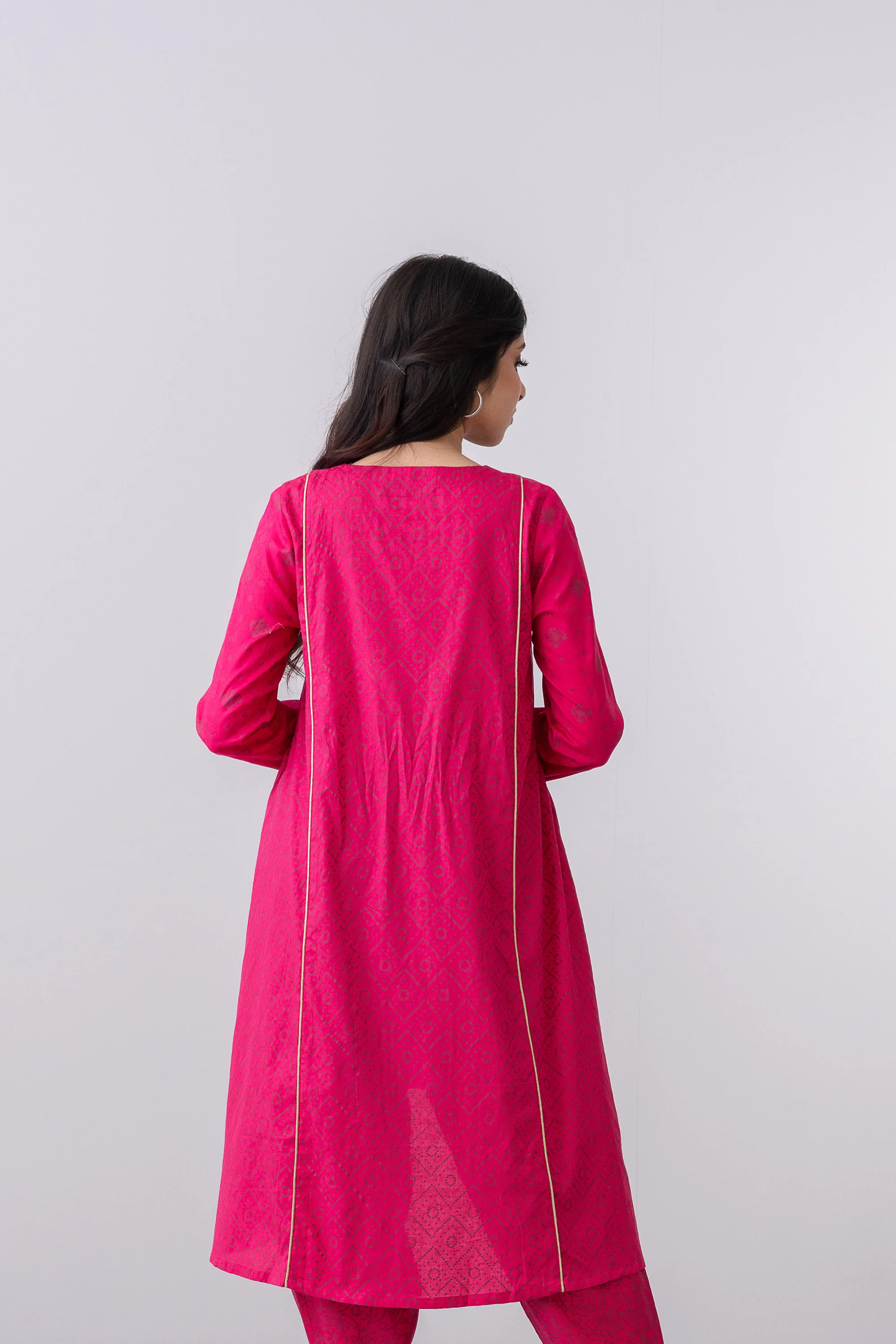 Smart Fit Embroidered Two-Piece Ethnic Set - Image 3