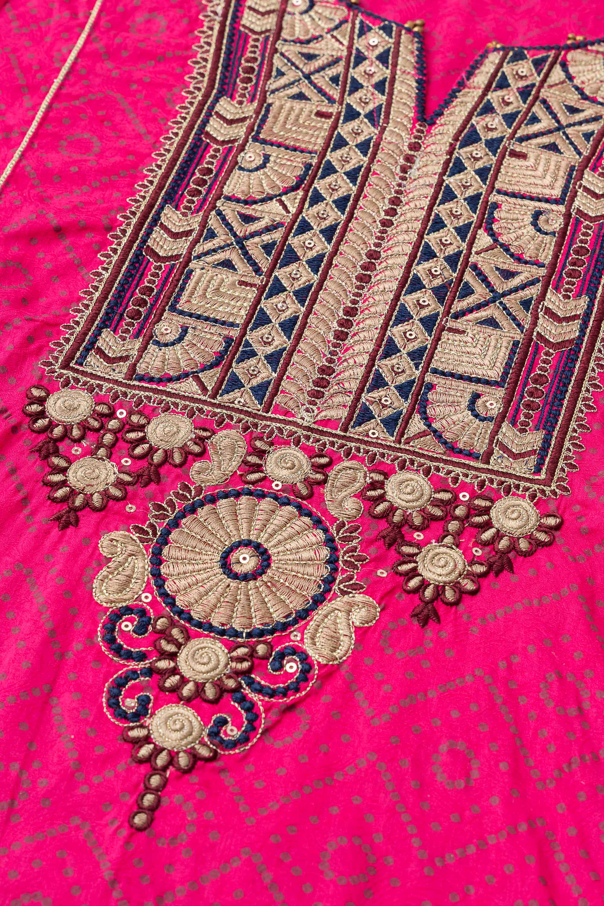 Smart Fit Embroidered Two-Piece Ethnic Set - Image 5
