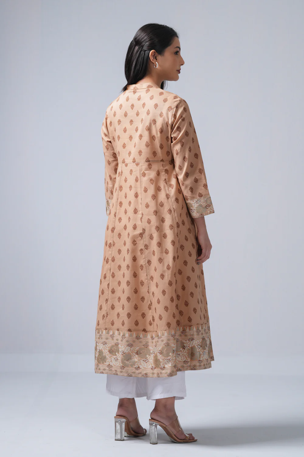 Smart Fit Long-Length Ethnic Kurta - Image 4