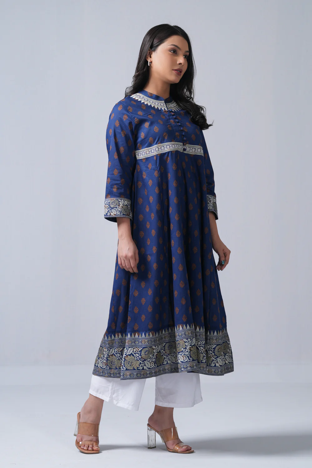 Smart Fit Long-Length Ethnic Kurta - Image 6