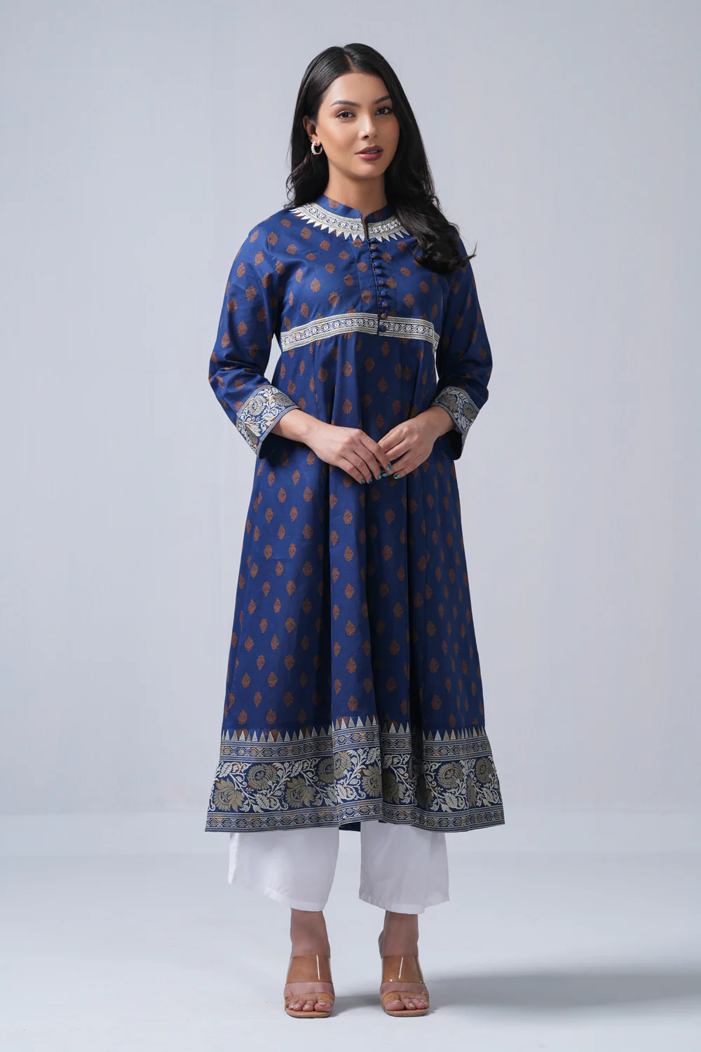 Smart Fit Long-Length Ethnic Kurta - Image 7