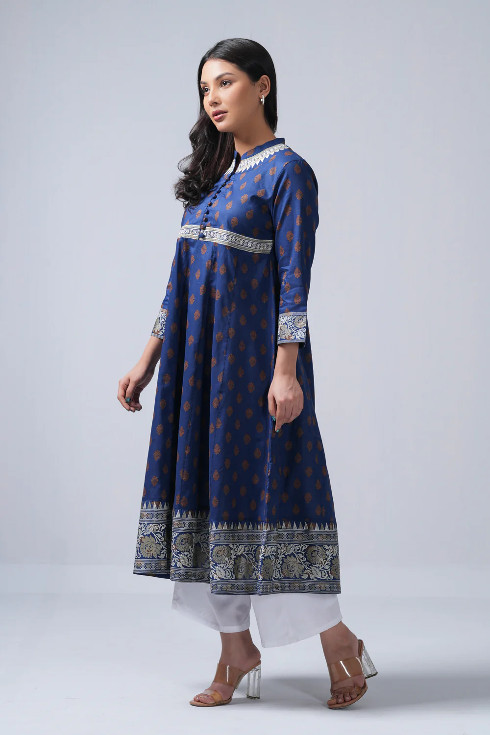 Smart Fit Long-Length Ethnic Kurta - Image 8