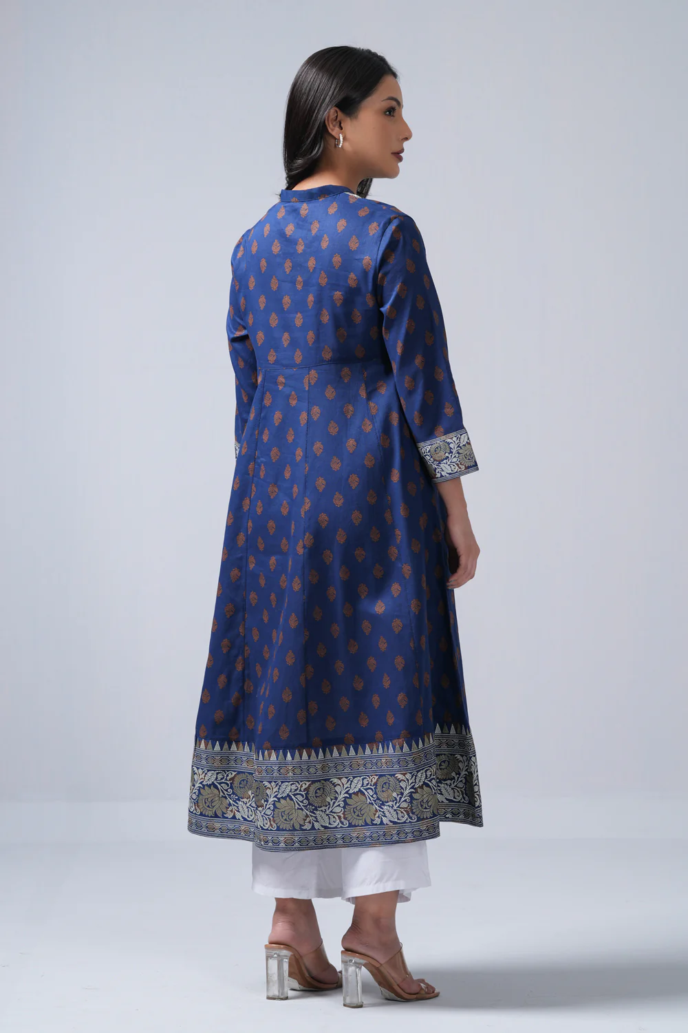 Smart Fit Long-Length Ethnic Kurta - Image 9