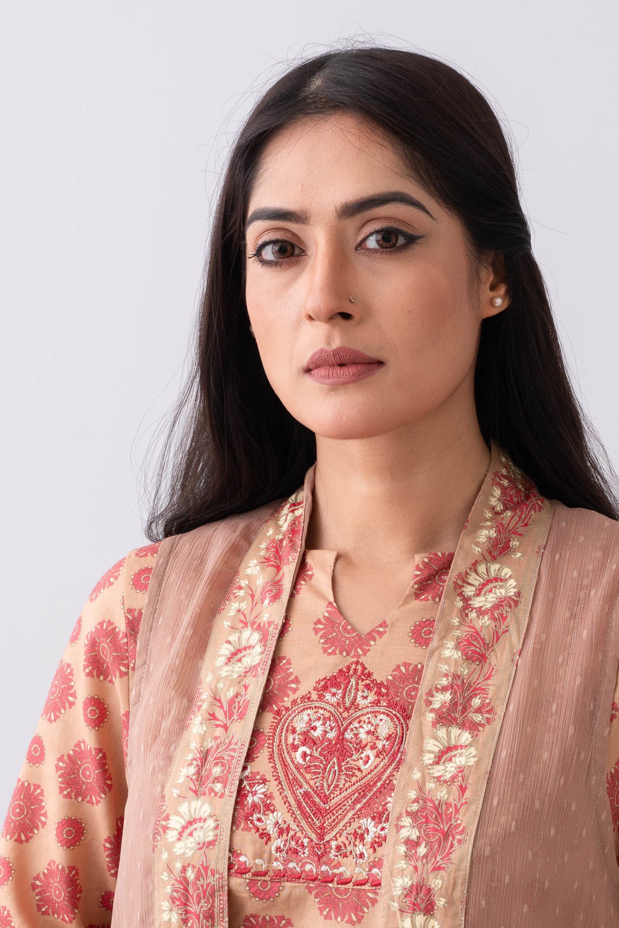 Long-Length Double-Layered Smart Fit Kurta - Image 5