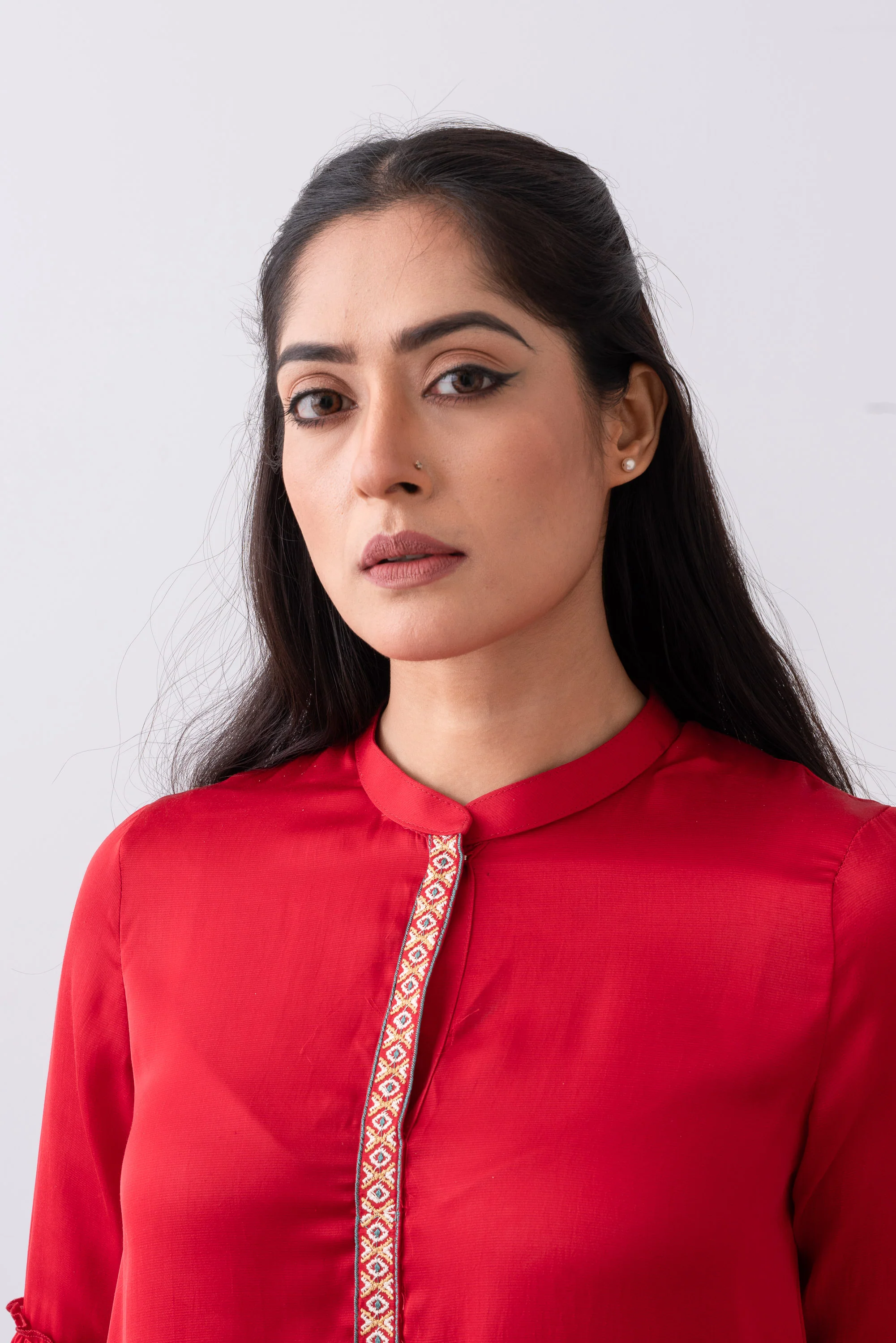 Smart Fit Embroidered Ethnic Kurta - Image 10