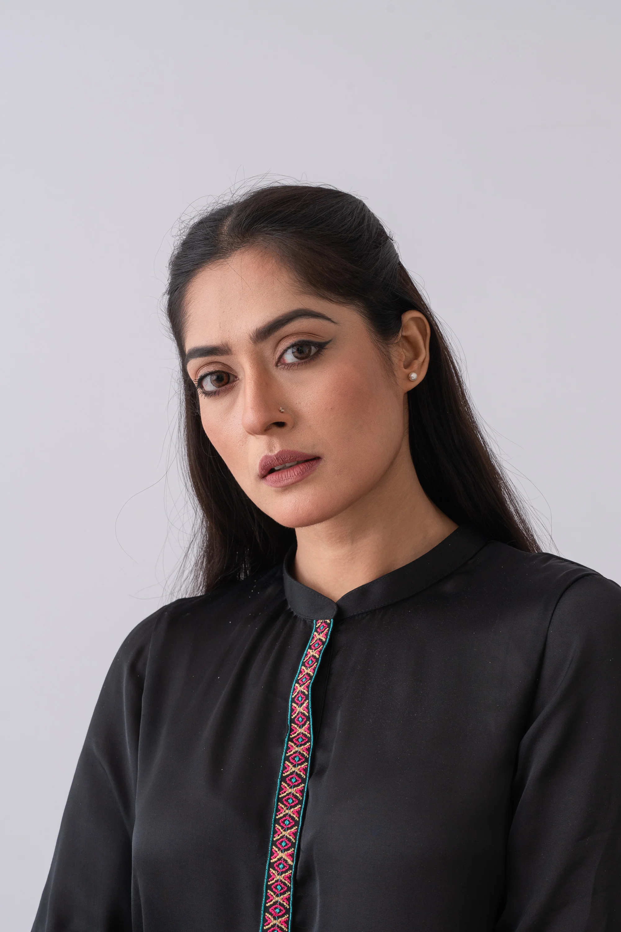 Smart Fit Embroidered Ethnic Kurta - Image 5