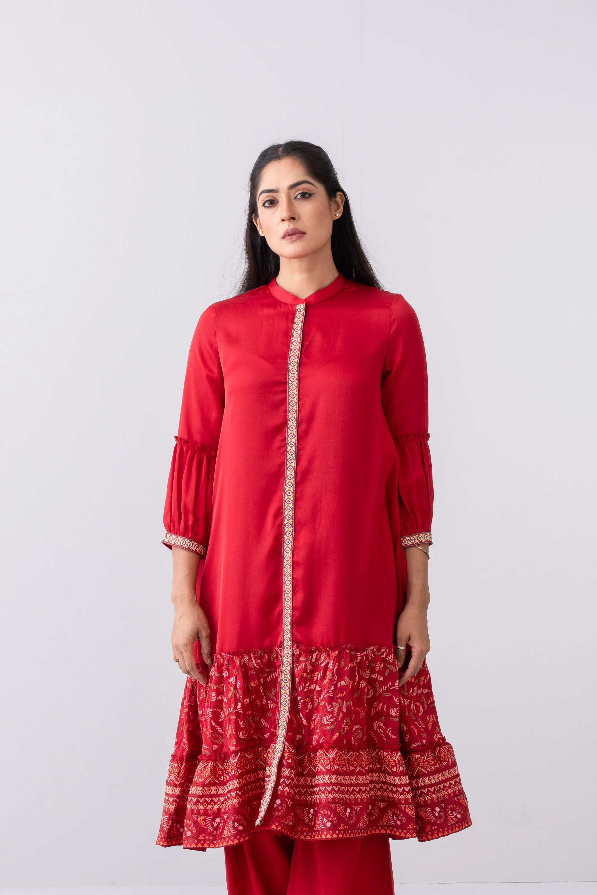 Smart Fit Embroidered Ethnic Kurta - Image 7