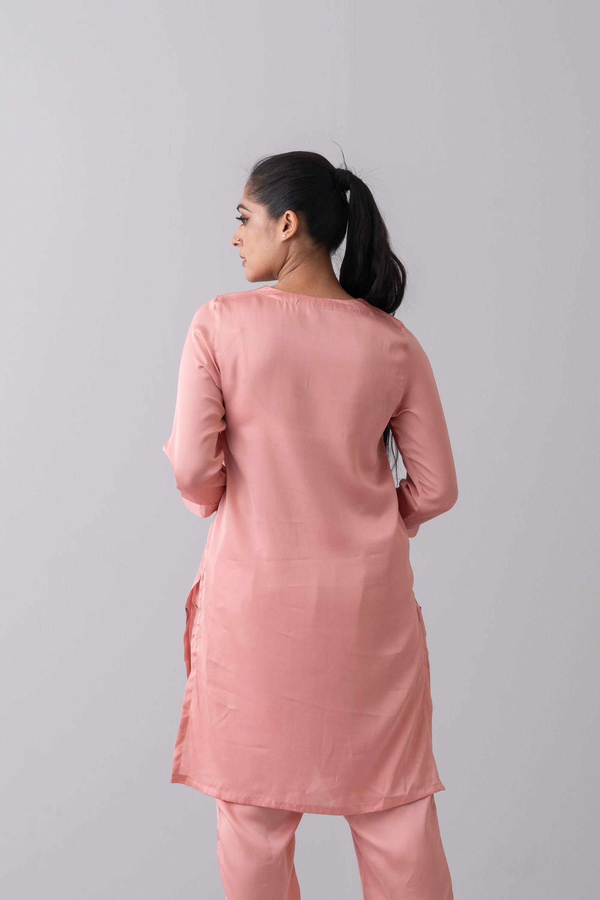 Smart Fit Embroidered Ethnic Kurta - Image 9