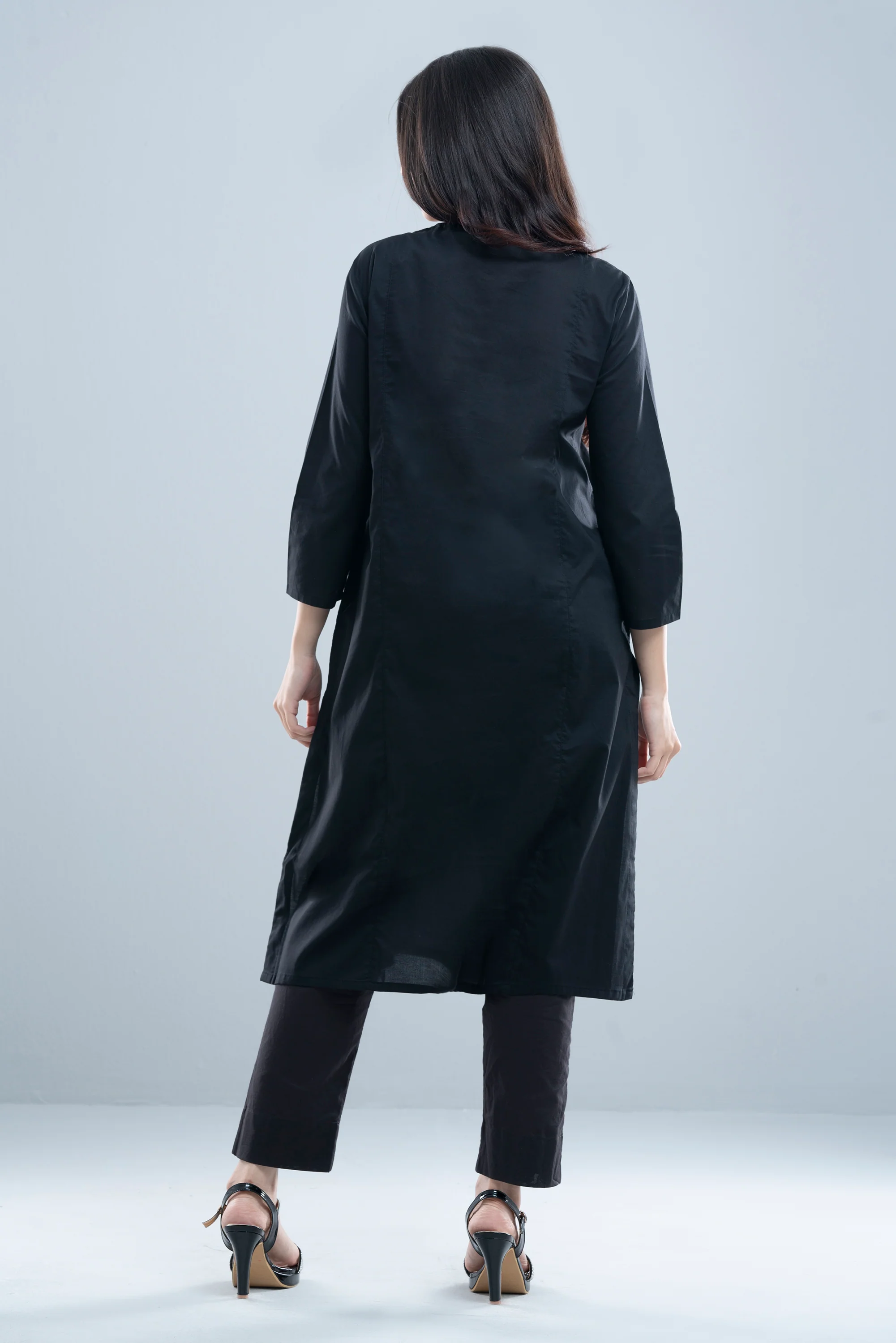 Smart Fit Embroidered Ethnic Kurta - Image 19
