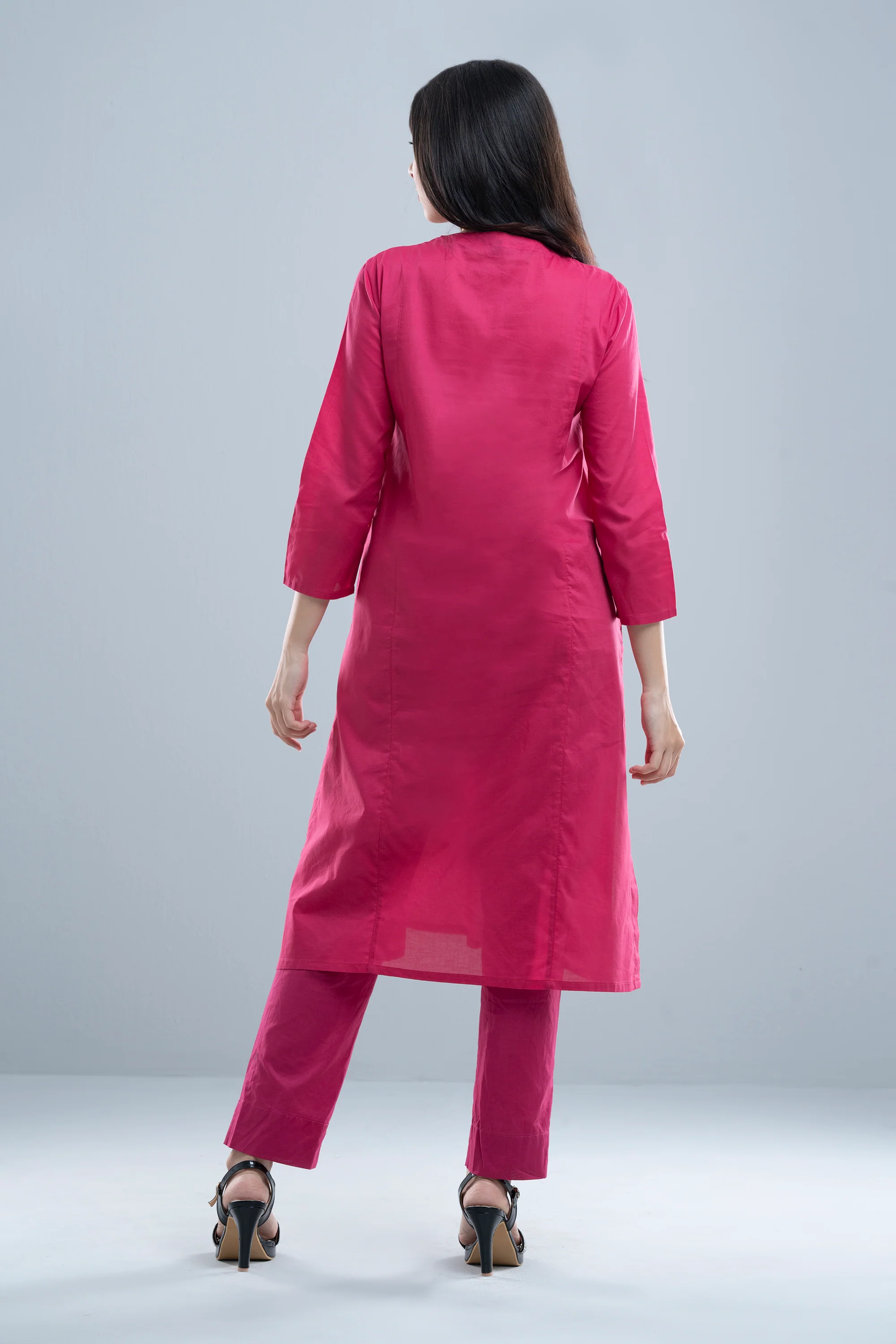 Smart Fit Embroidered Ethnic Kurta - Image 5