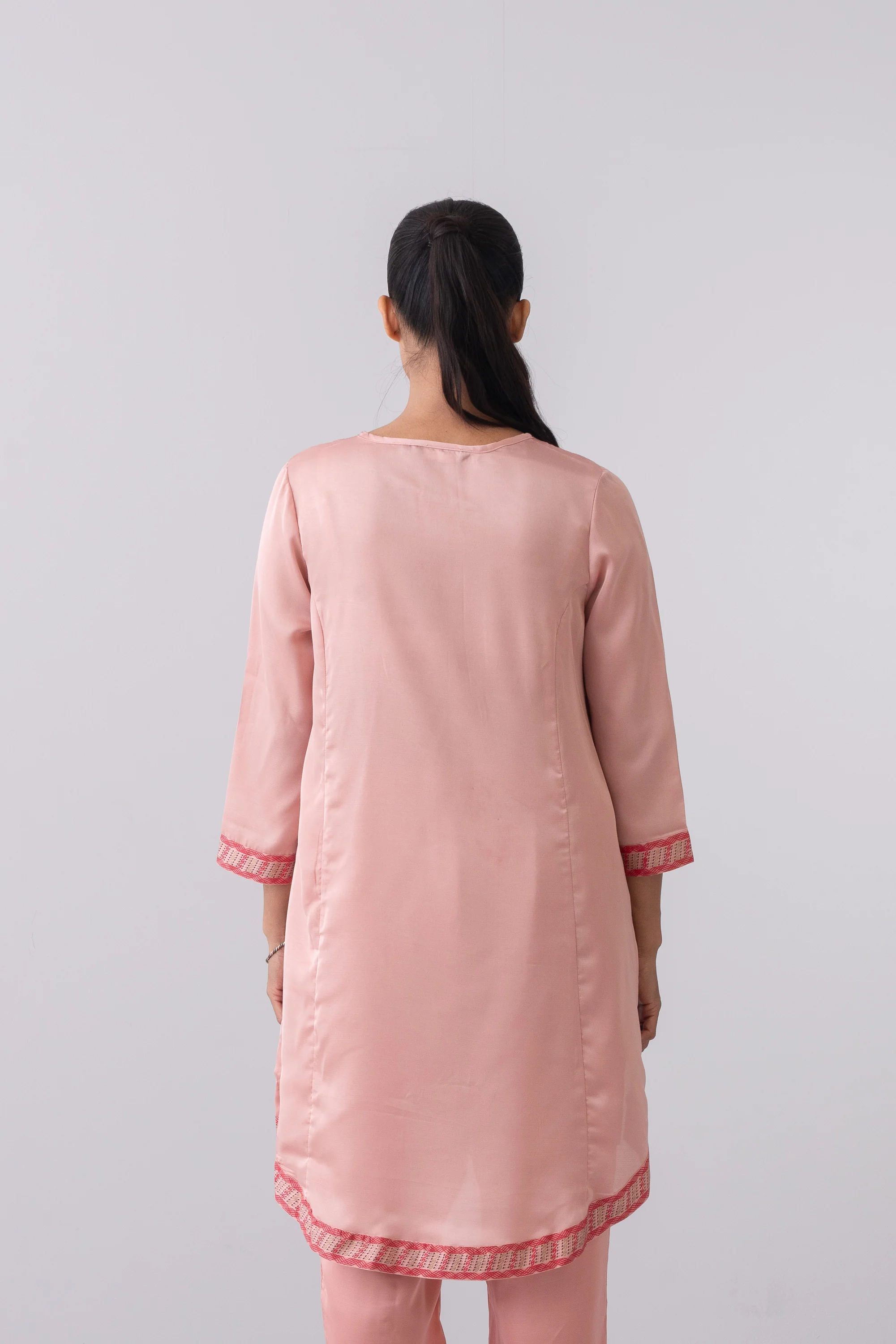 Smart Fit Short-Length Silk Ethnic Kurti - Image 9